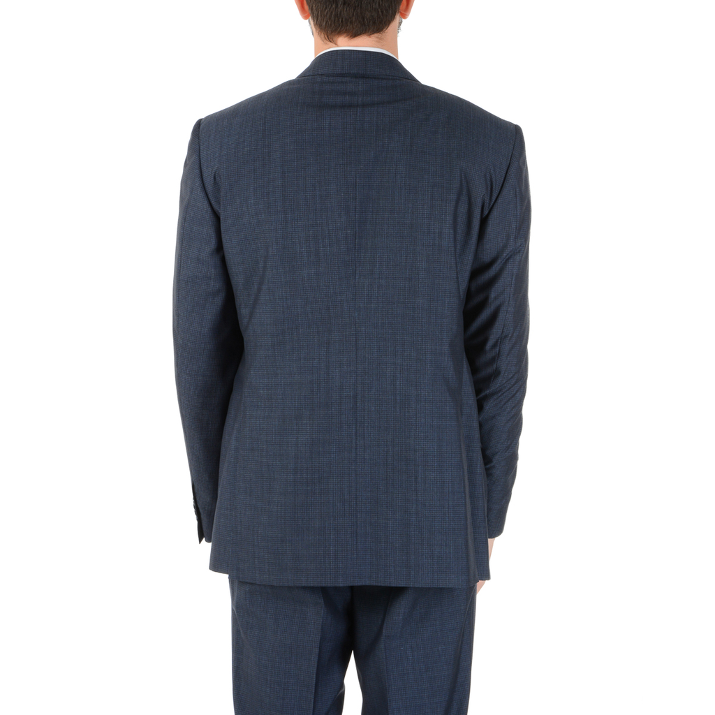 Corneliani Mens Suit Long Sleeves Dark Blue Super 130's