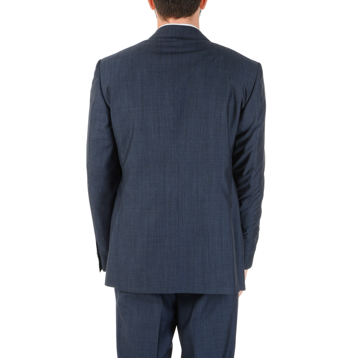 Corneliani Mens Suit Long Sleeves Dark Blue Super 130's