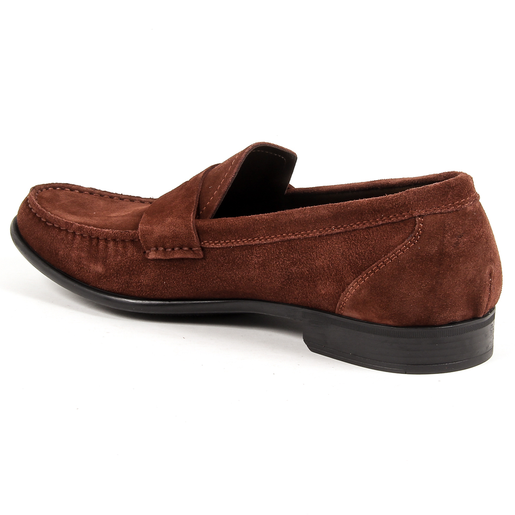 Mocasines V 1969 Italia para hombre, color marrón, LEONARDO
