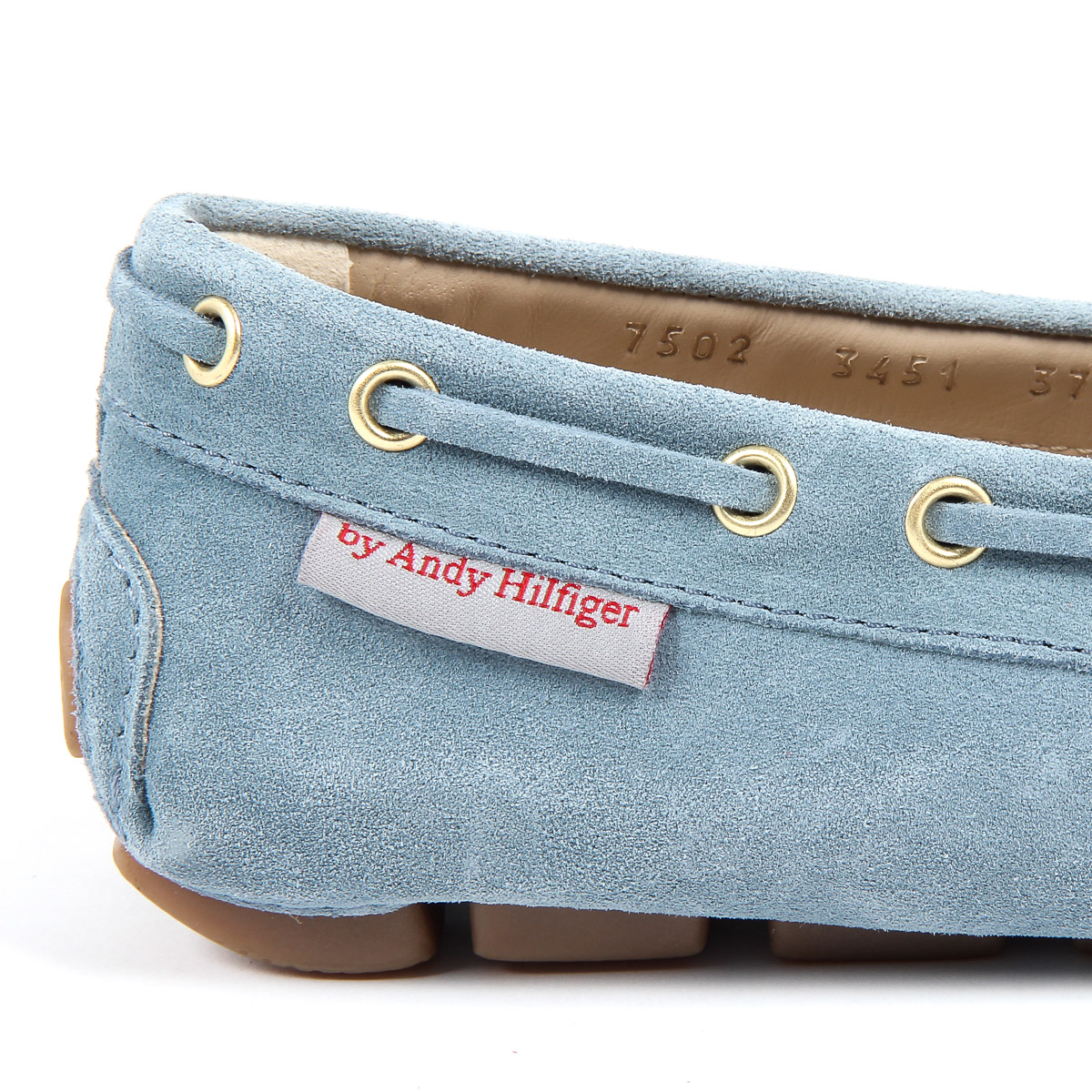 Mocasín Andrew Charles para mujer azul claro CAMILLA