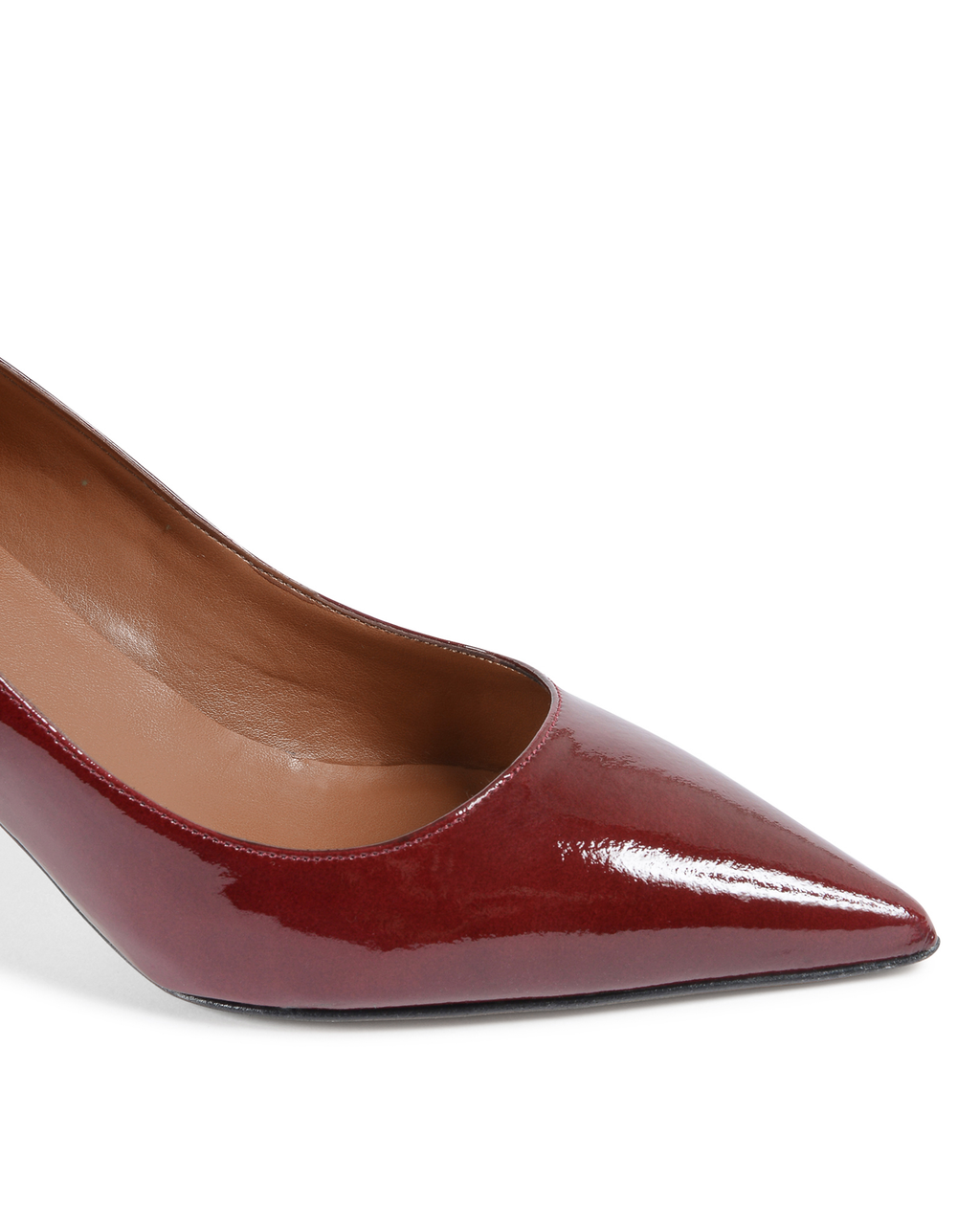 19V69 Italia Womens Pump Dark Red INES65 WINE PATENT