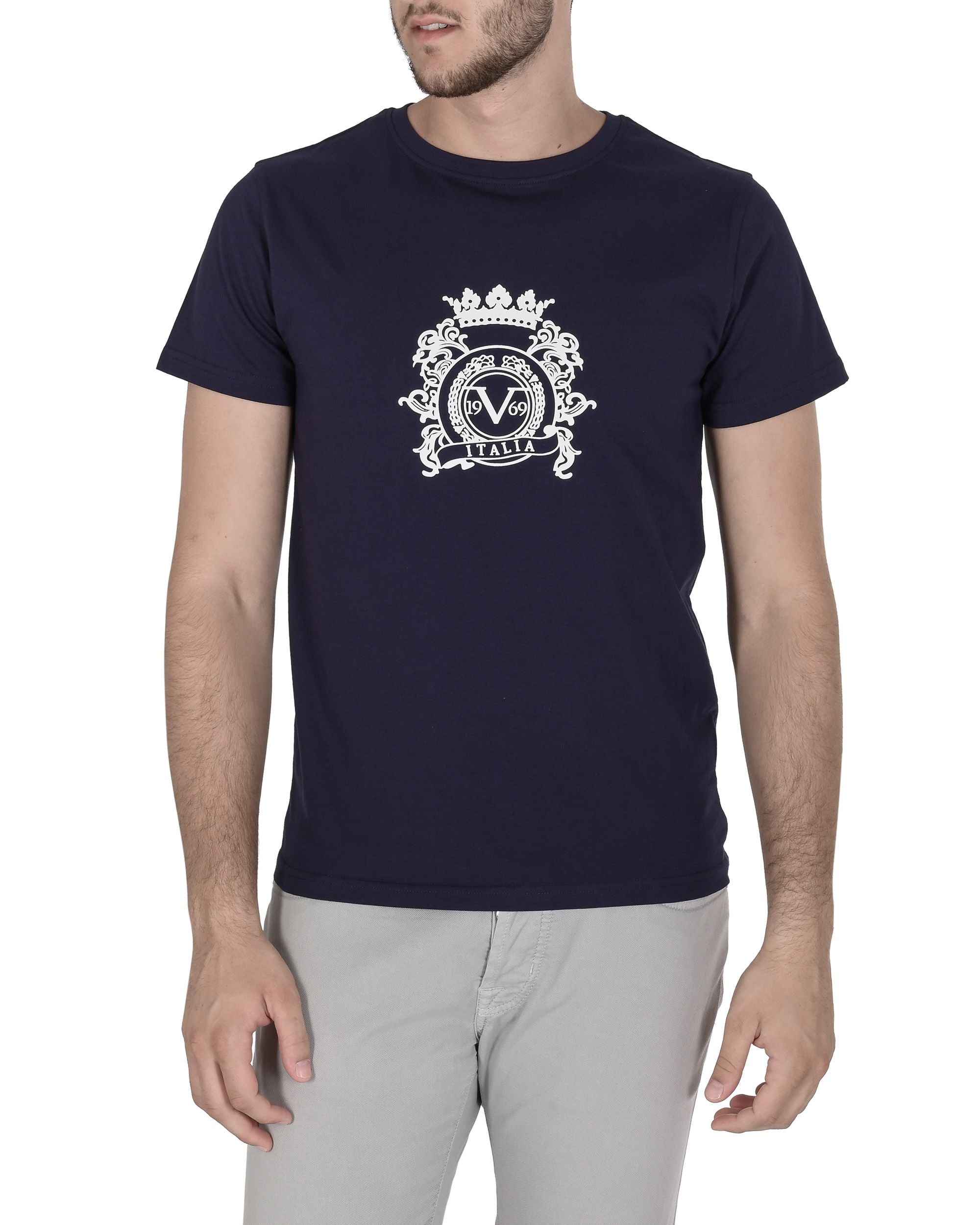 19V69 Italia Mens T-Shirt VSC1MTS02 NAVY