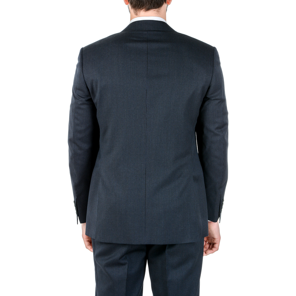 Canali Mens Suit Long Sleeves Dark Grey