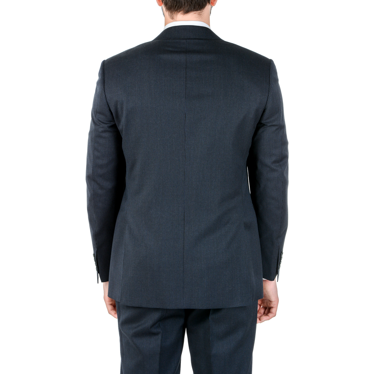 Canali Mens Suit Long Sleeves Dark Grey
