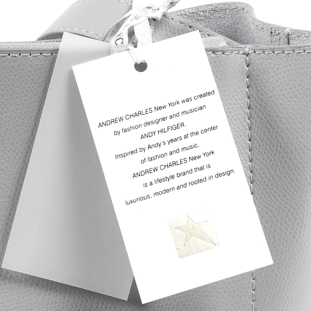 Andrew Charles Womens Handbag Grey KYLA