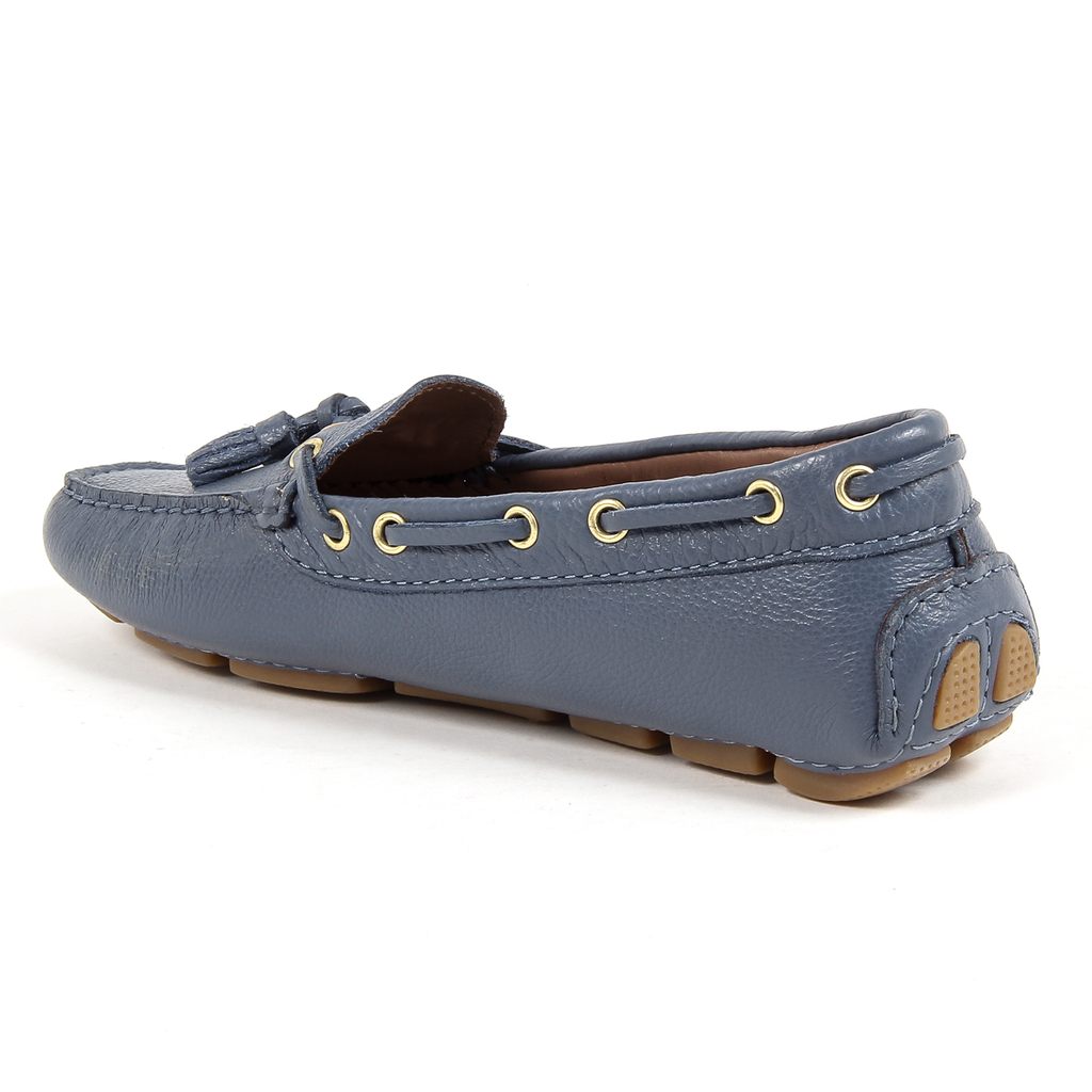 Mocasín Andrew Charles para mujer azul GIULY