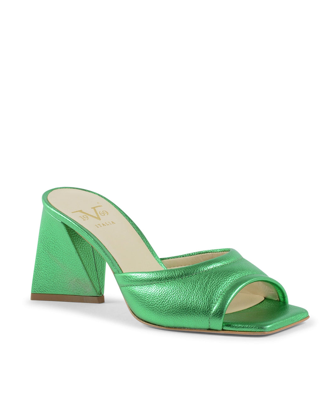 19V69 Italia Sandalia de mujer verde SIMONA VIT. BOT. VERDE LAME'