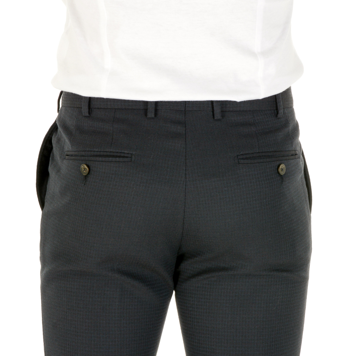 Pantalones Pal Zileri para hombre gris oscuro