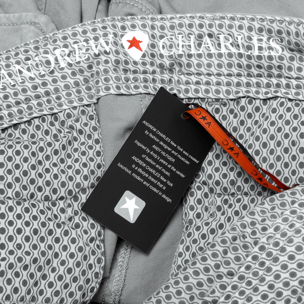 Pantalones cortos Andrew Charles para hombre gris claro JAKO