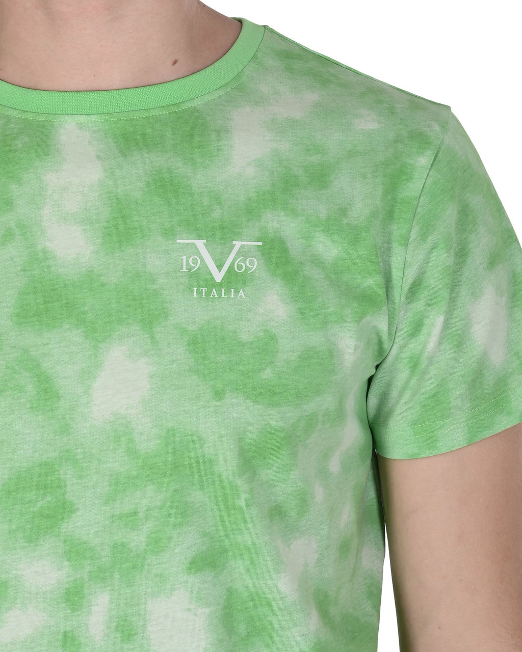 Camiseta 19V69 Italia para hombre VSC1MTS04 VERDE