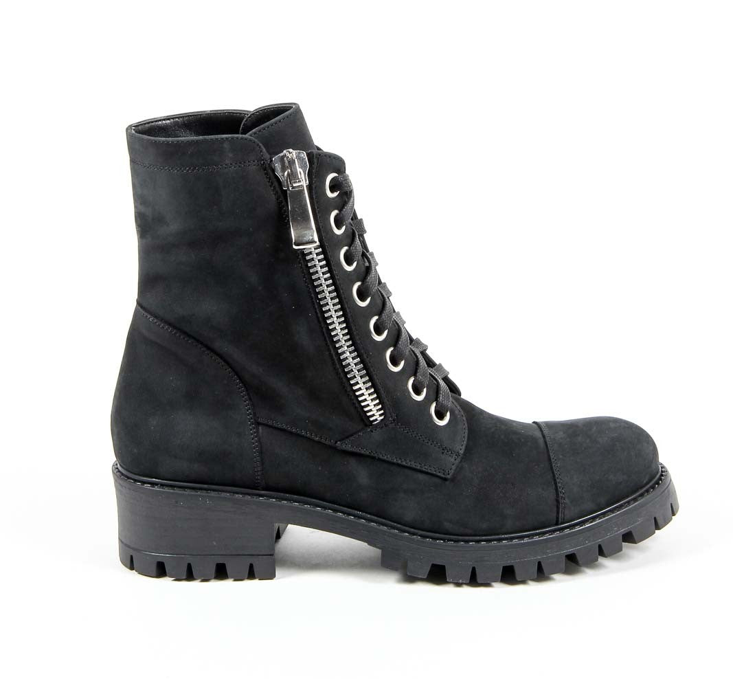 Bota corta para mujer V 1969 Italia B1476 NABUK ANTRACITA