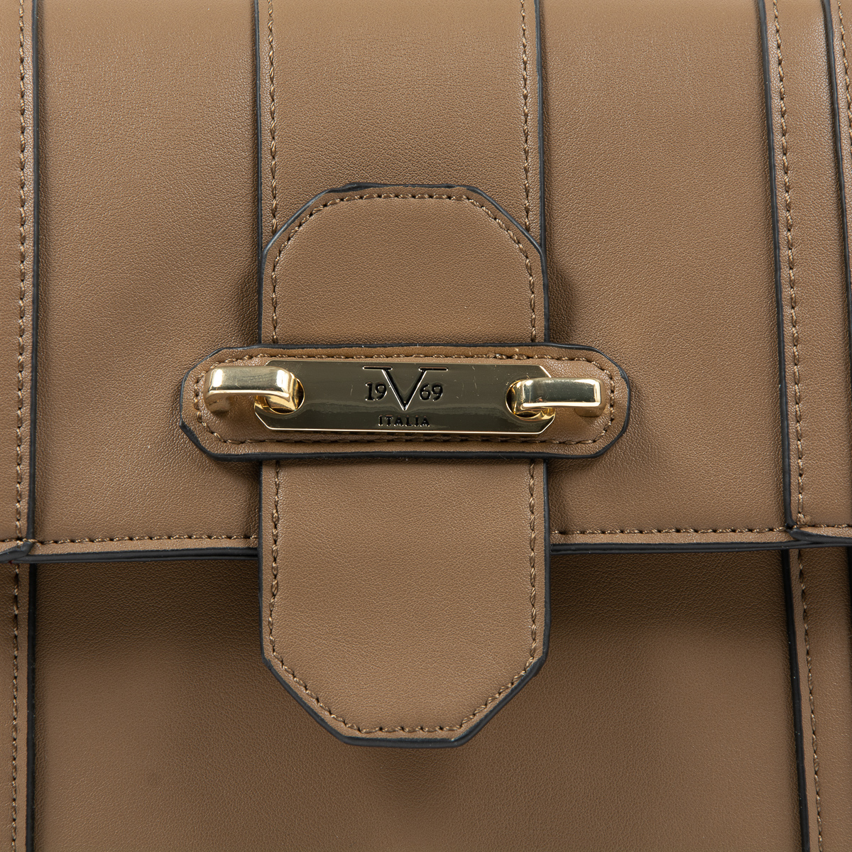Bolso de mano para mujer V 1969 Italia Marrón LINDA