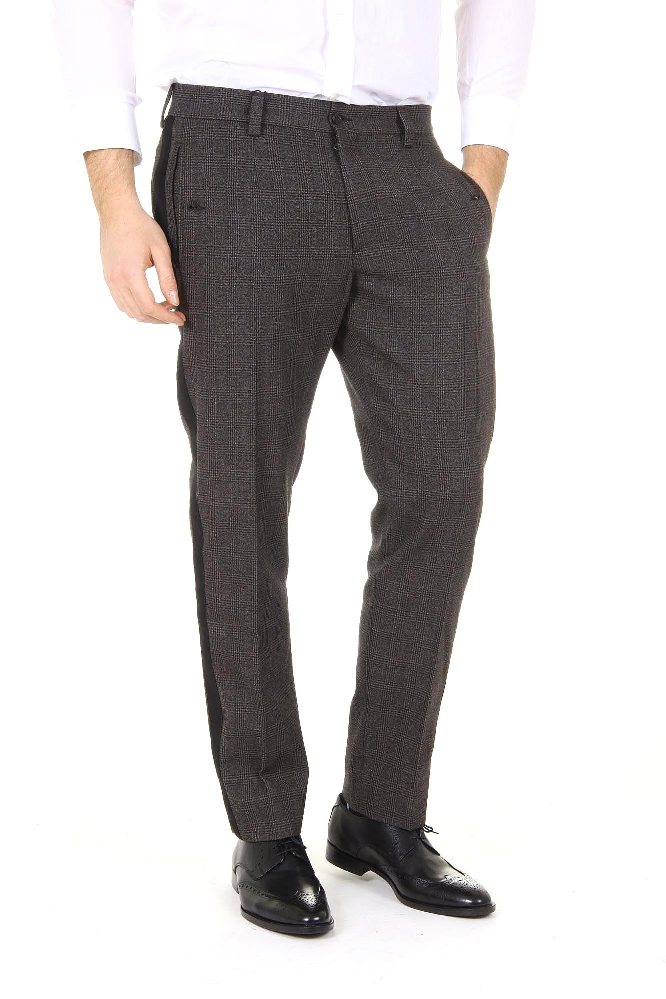 Pantalones de hombre Dolce & Gabbana Lambretta de lana virgen G4M6AX FQ3DX S8102