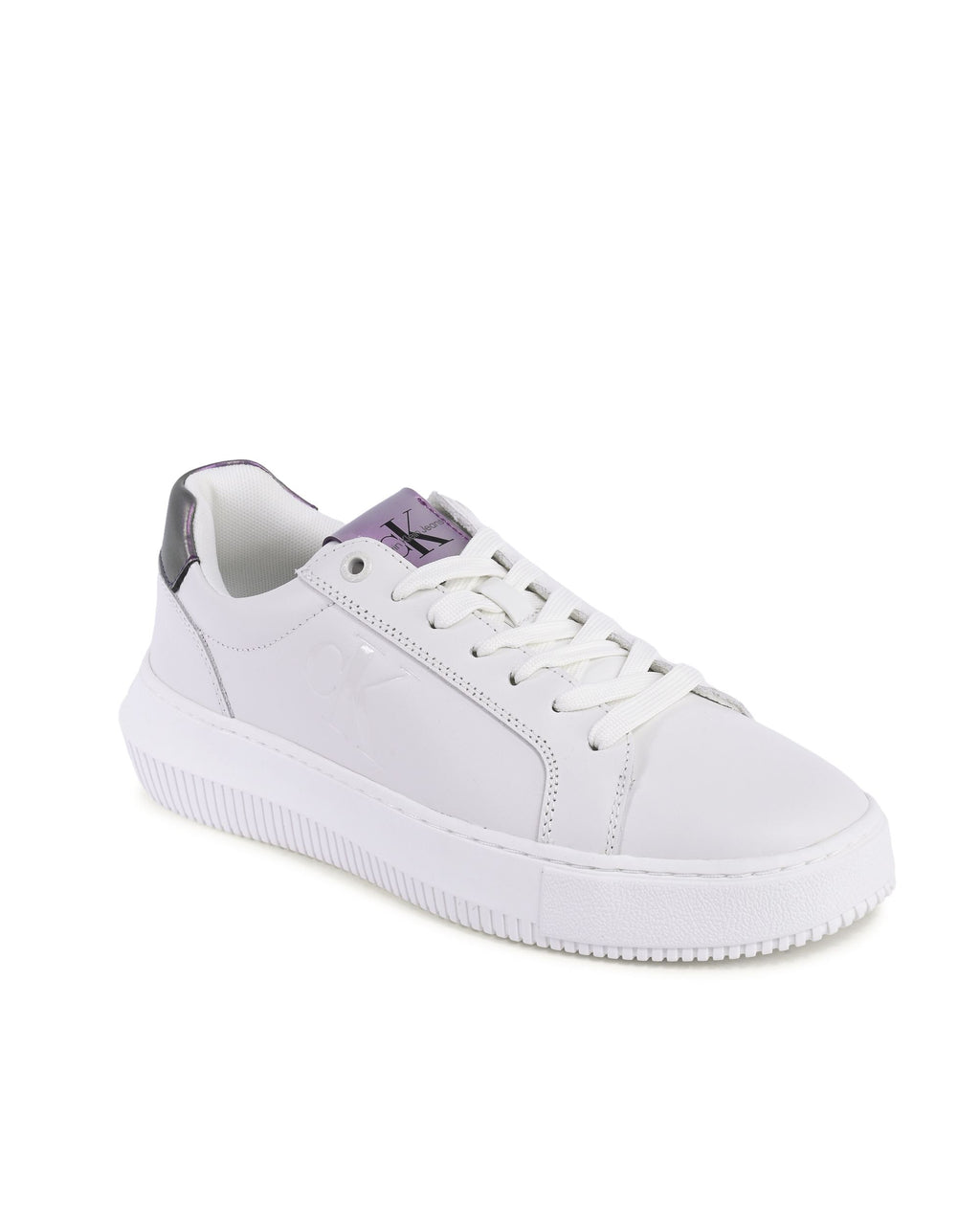 Zapatillas Calvin Klein para mujer blancas YW0YW0120201T