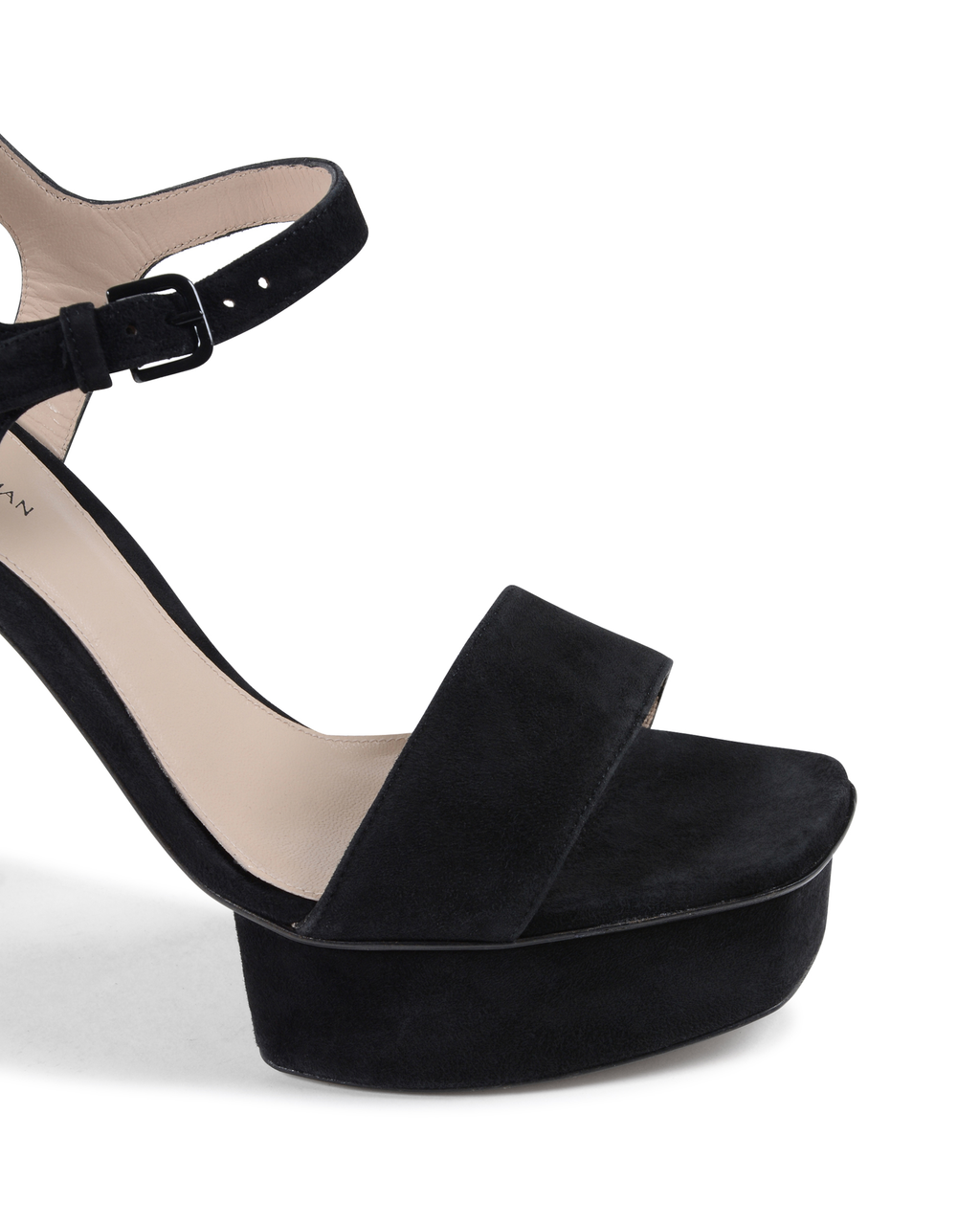 Stuart Weitzman Sandalia para mujer negra SINGLEPLAT