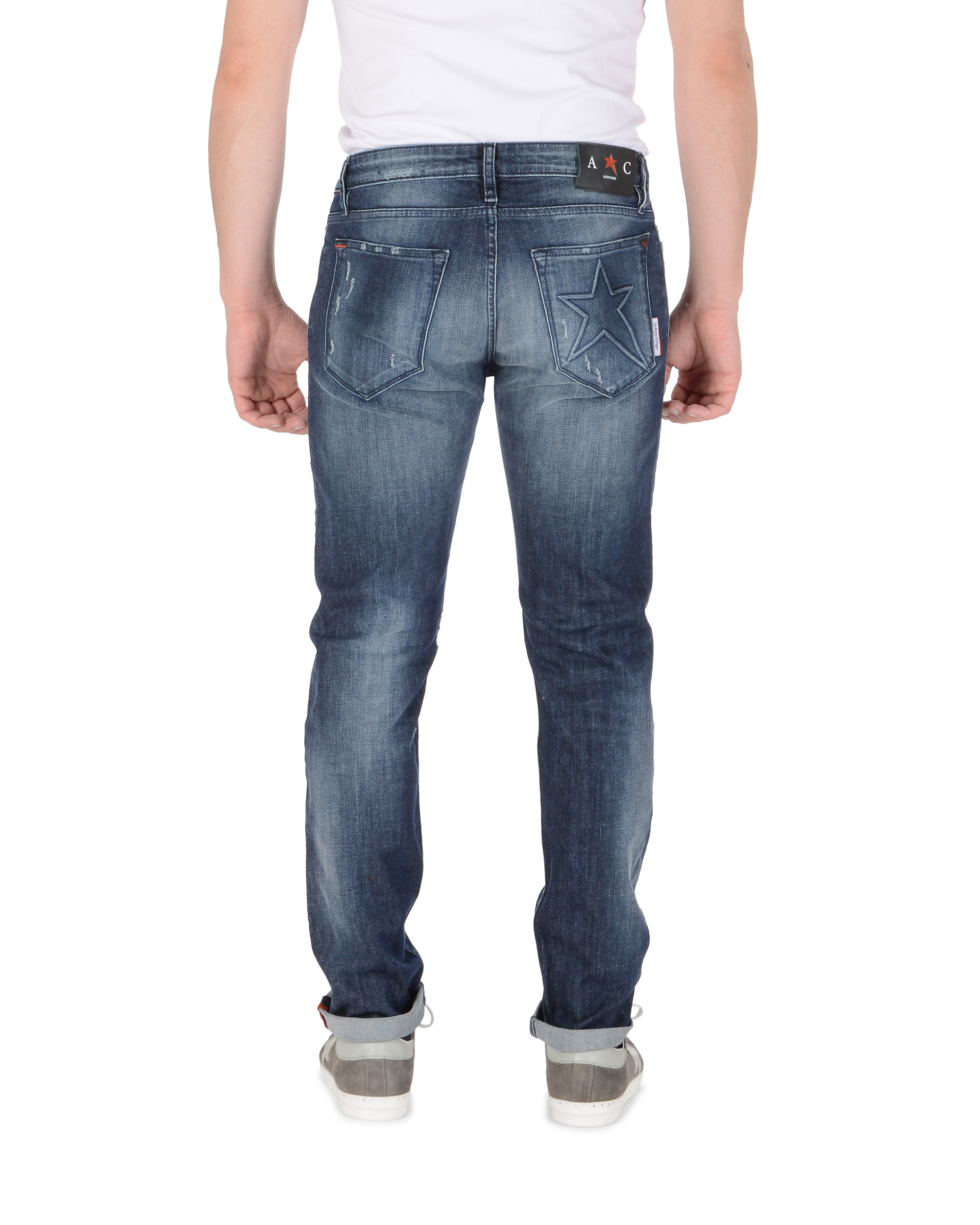 Vaqueros Andrew Charles para hombre de corte regular AN78 JAN