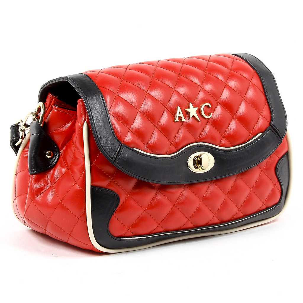 Bolso de mano para mujer Andrew Charles rojo DOMINIQUE