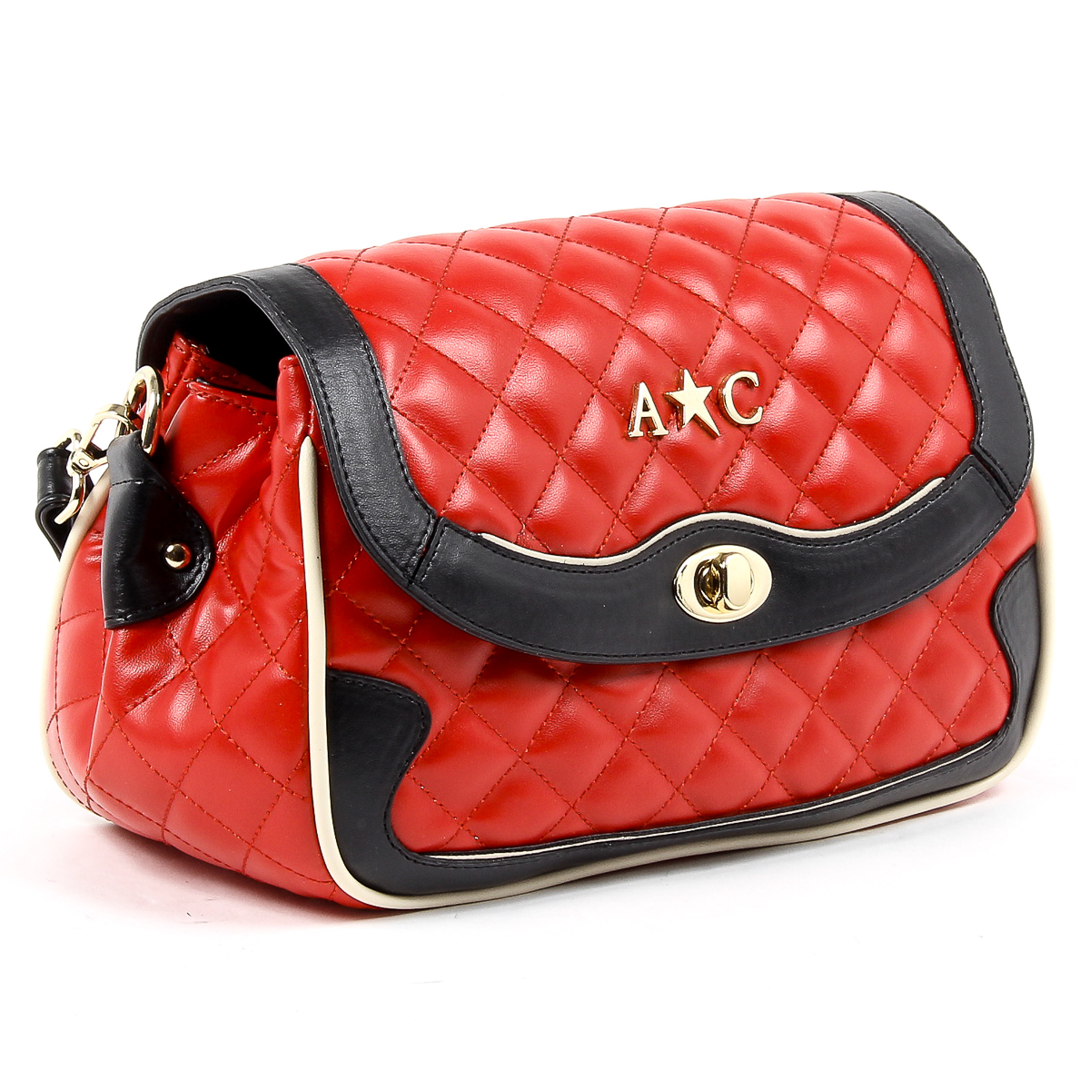 Bolso de mano para mujer Andrew Charles rojo DOMINIQUE