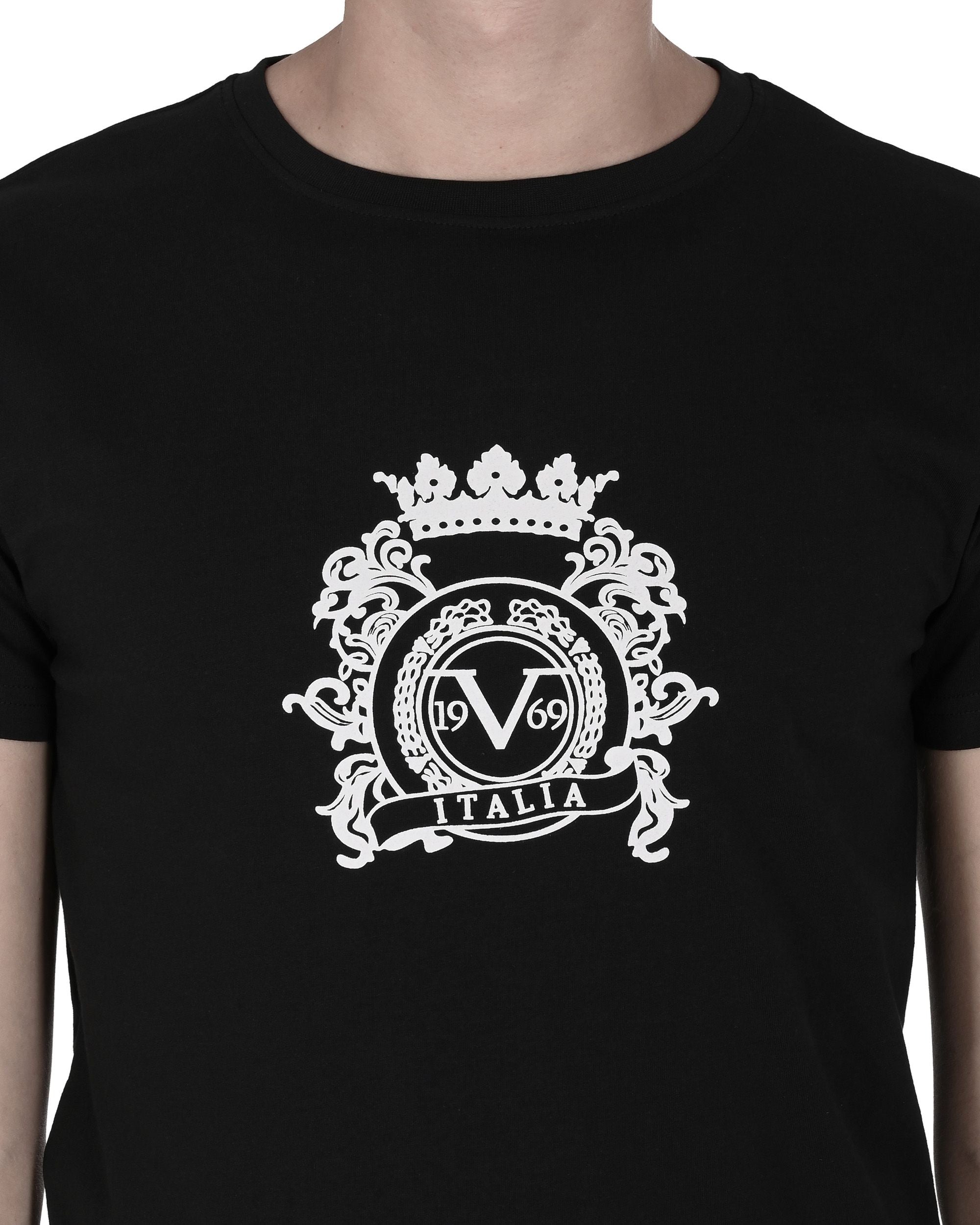19V69 Italia Mens T-Shirt VSC1MTS02 BLACK