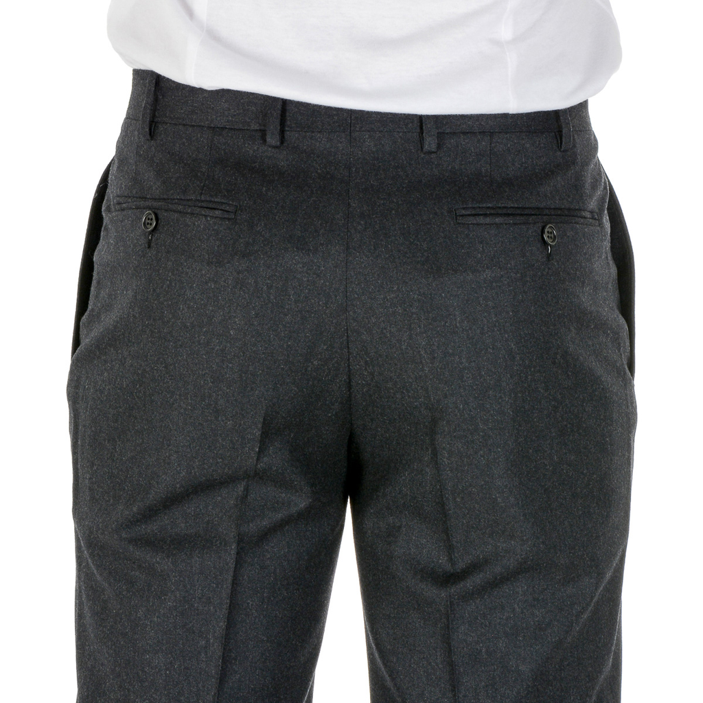 Canali Mens Pants Dark Grey
