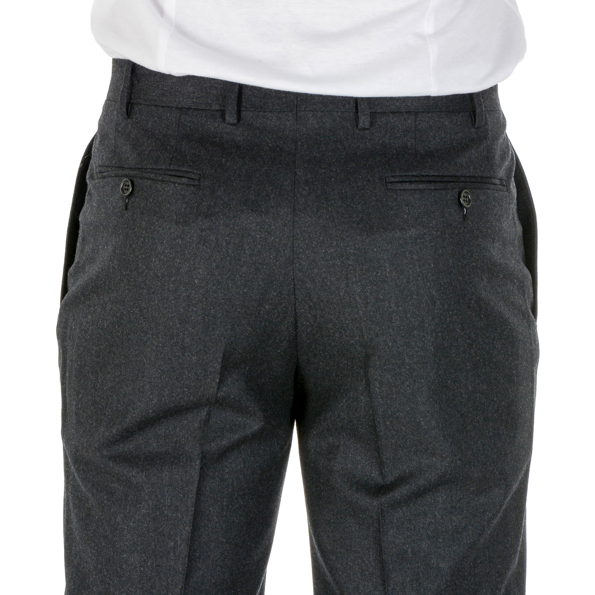 Canali Mens Pants Dark Grey