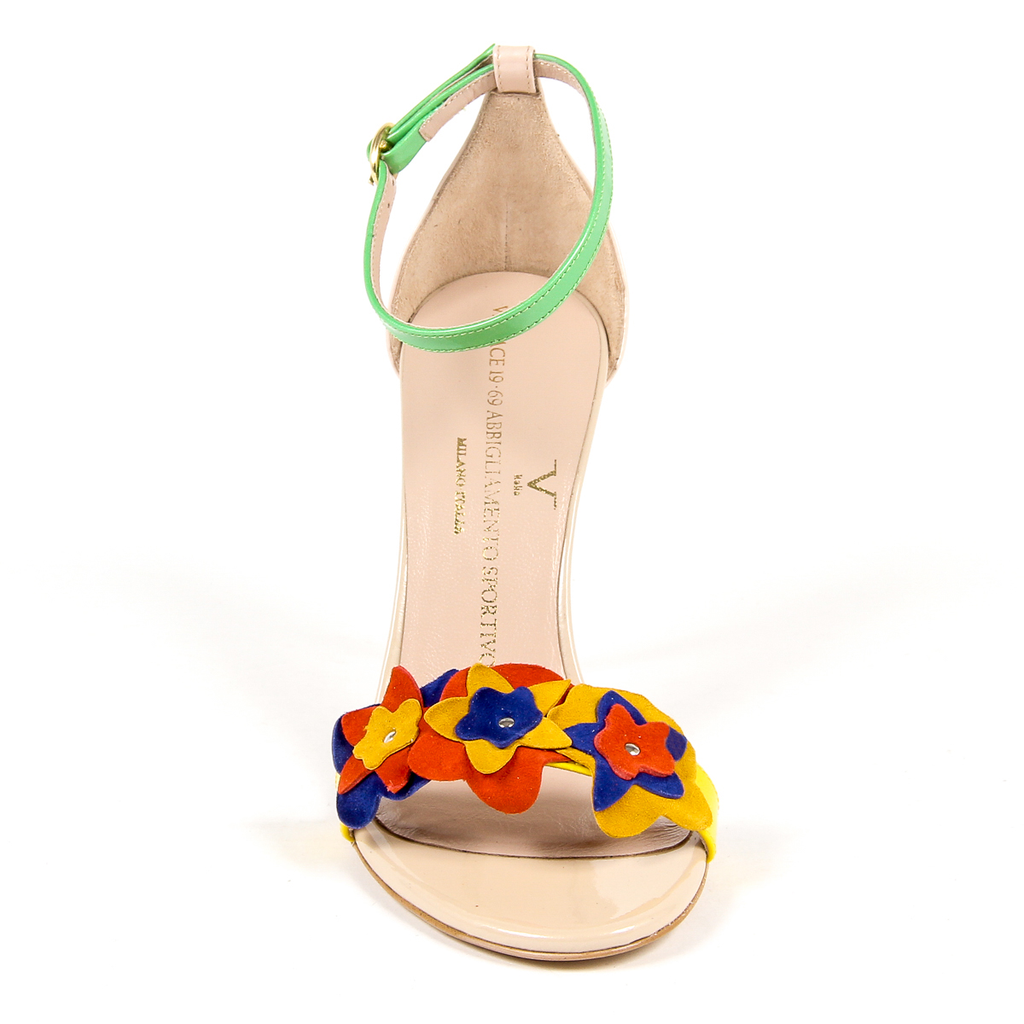 V 1969 Italia Sandalia de tira al tobillo para mujer Multicolor CATALINA