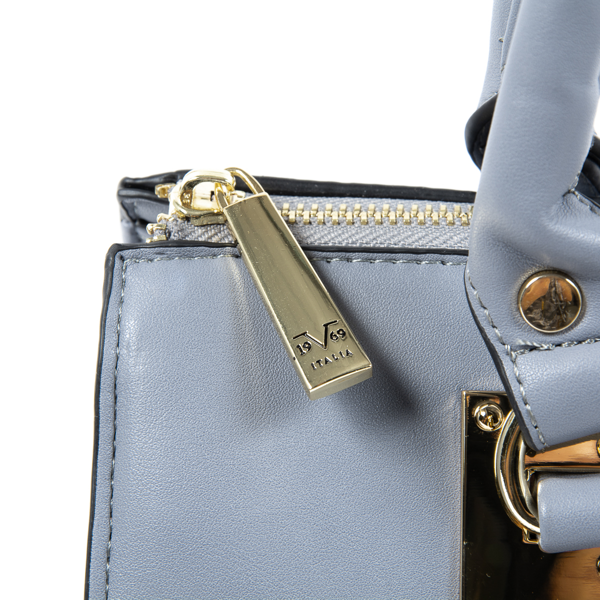 Bolso de mano para mujer V 1969 Italia gris claro LISA