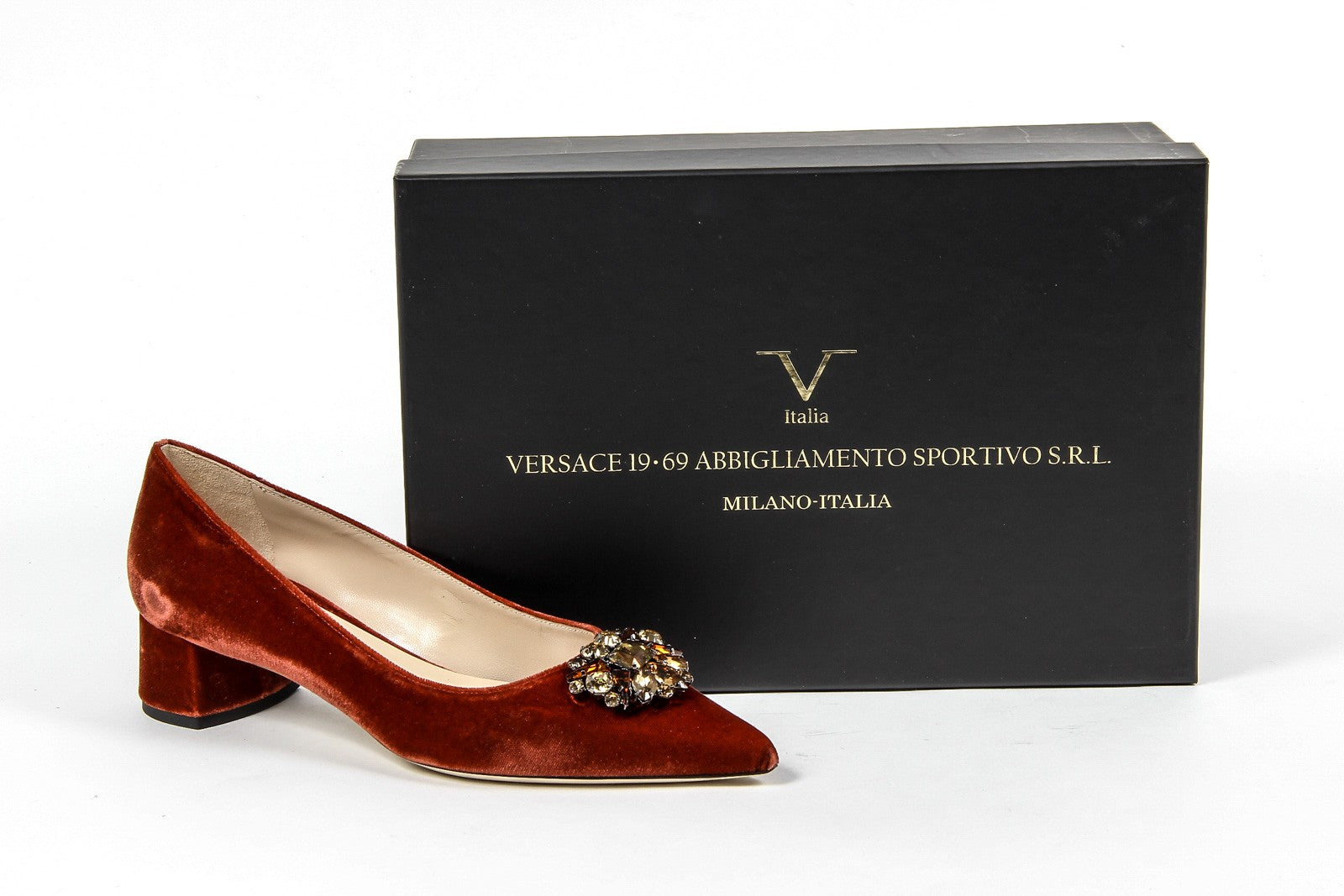 19V69 Italia Zapatos de salón para mujer 3110276 VELLUTO ROSSO