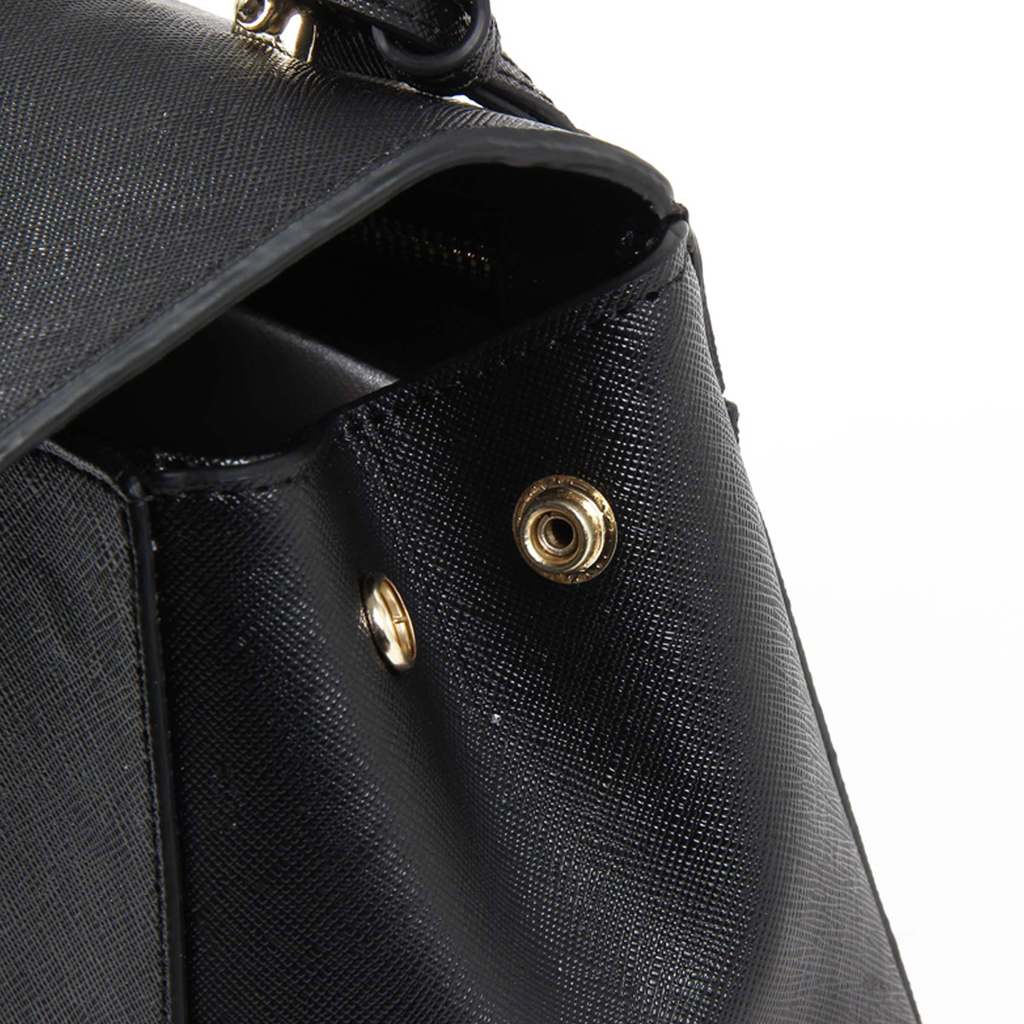 Bolso de mano para mujer V 1969 Italia VE09 NEGRO