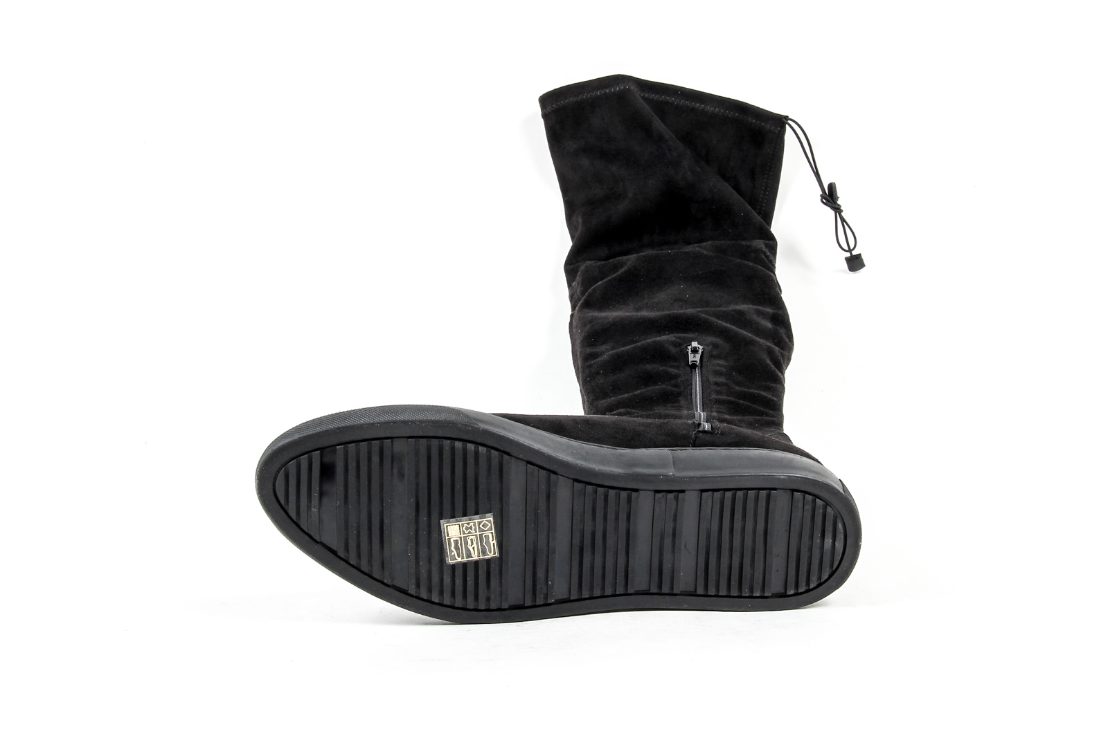 V 1969 Italia Womens High Boot Black GLASS