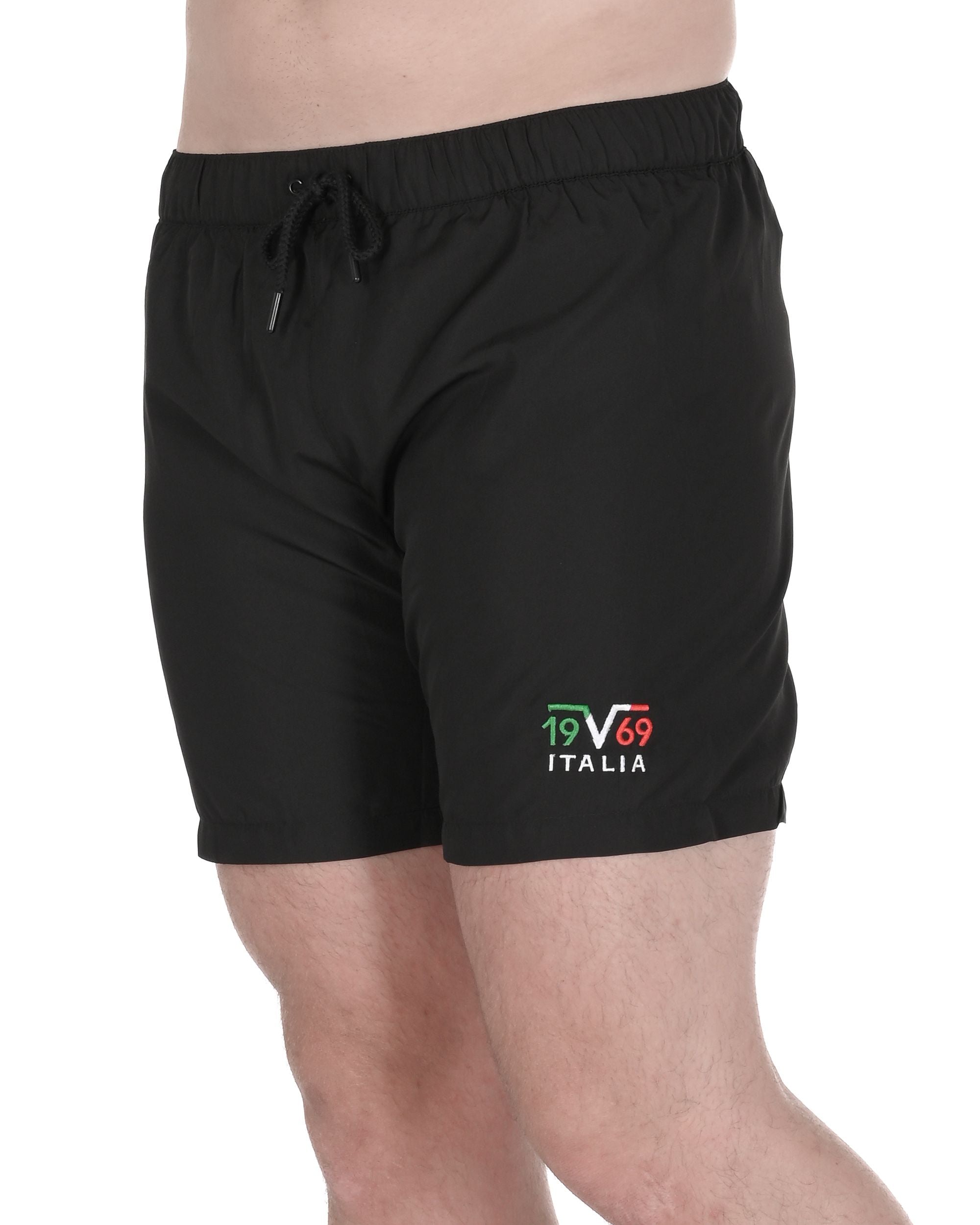 19V69 Italia Mens Swimwear Trunk VSC1MBM05 BLACK