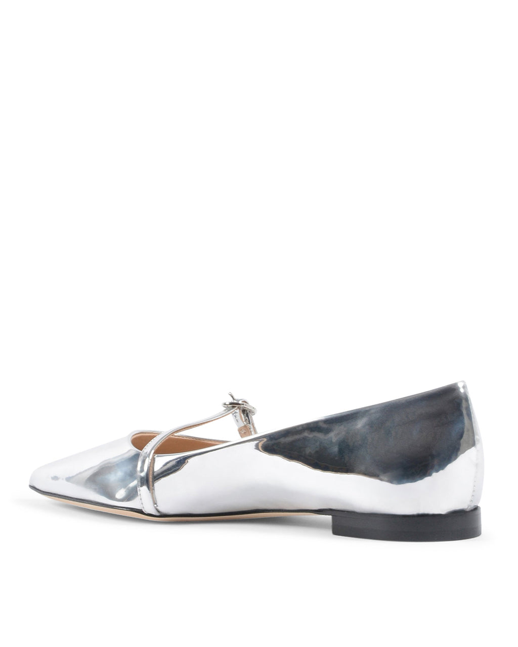 Mary Janes con espejo de roca - Plateadas