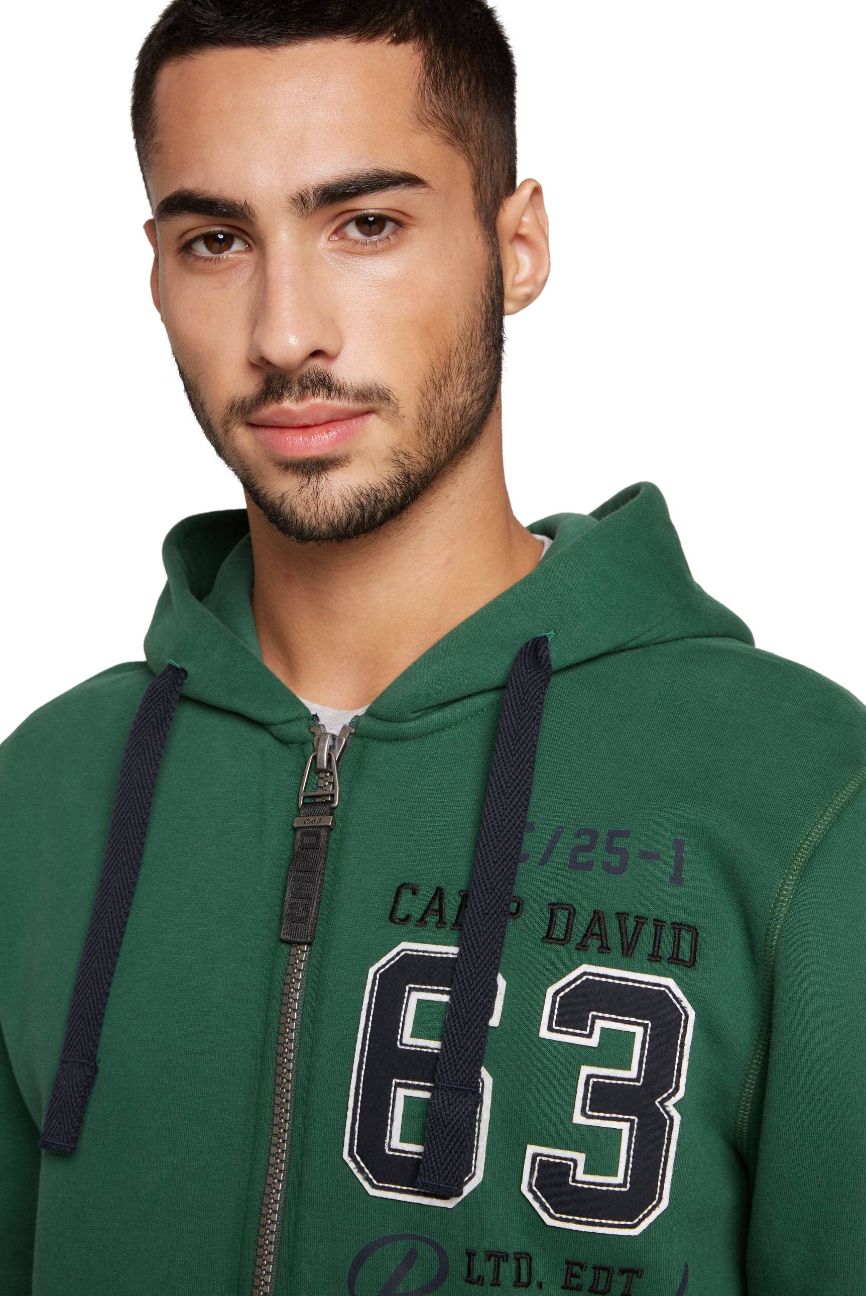 Chaqueta deportiva con capucha para hombre Camp David