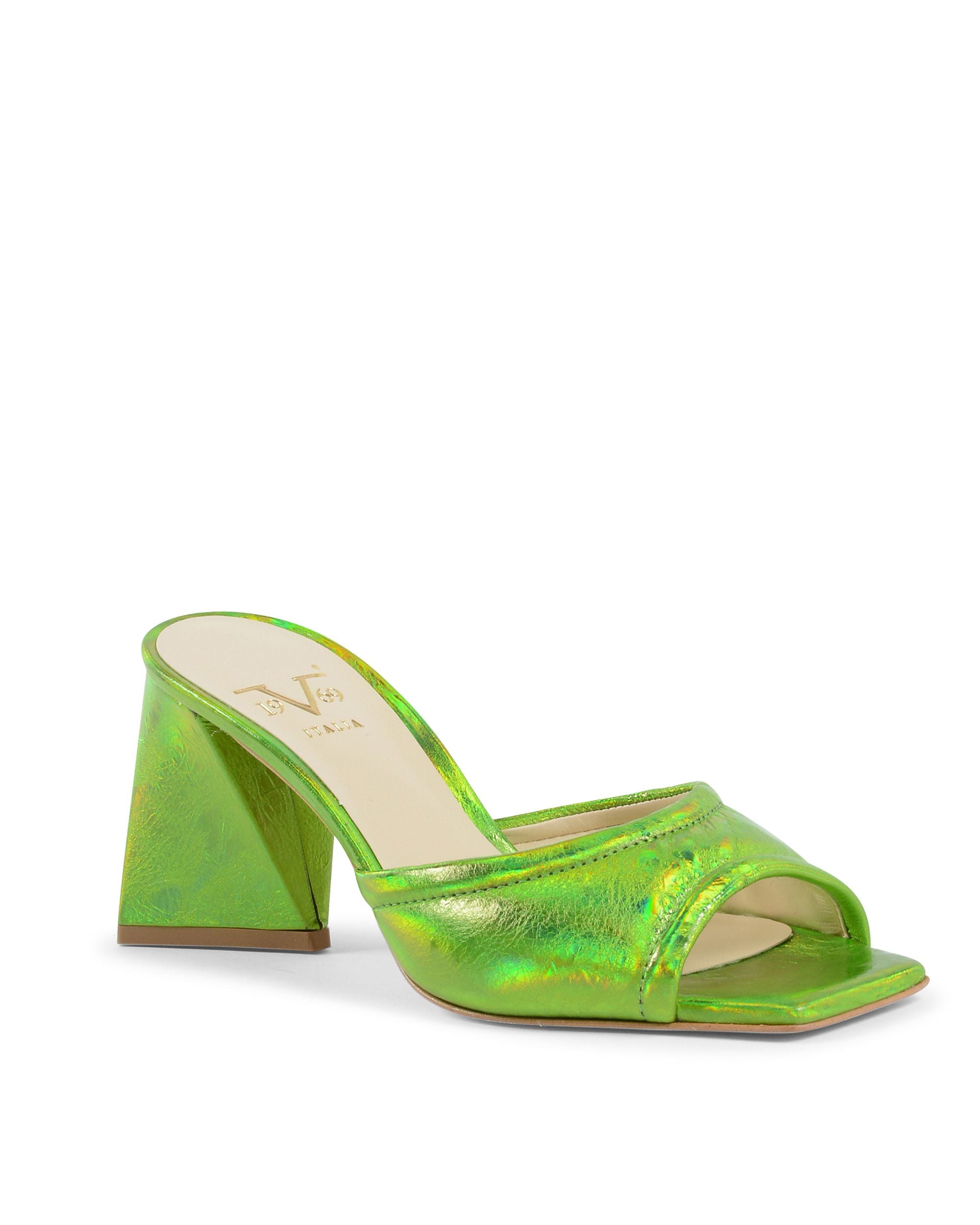 19V69 Italia Sandalia de mujer verde SIMONA KID NAPLAK VERDE MELA