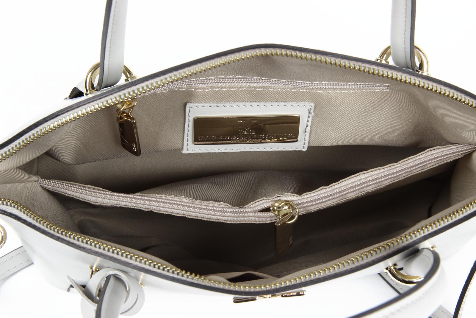 V 1969 Italia Bolso de mano para mujer V003 RUGA CREMA