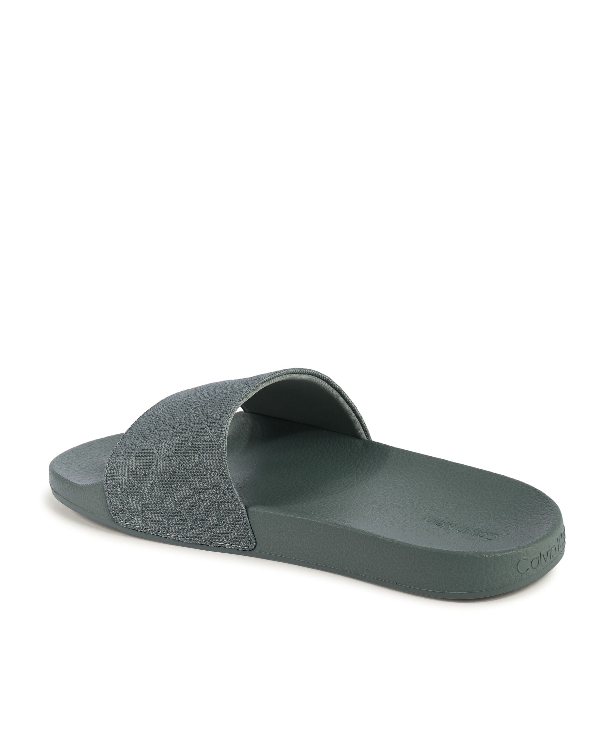 Chanclas Calvin Klein para mujer, color verde, HW0HW01971MSW