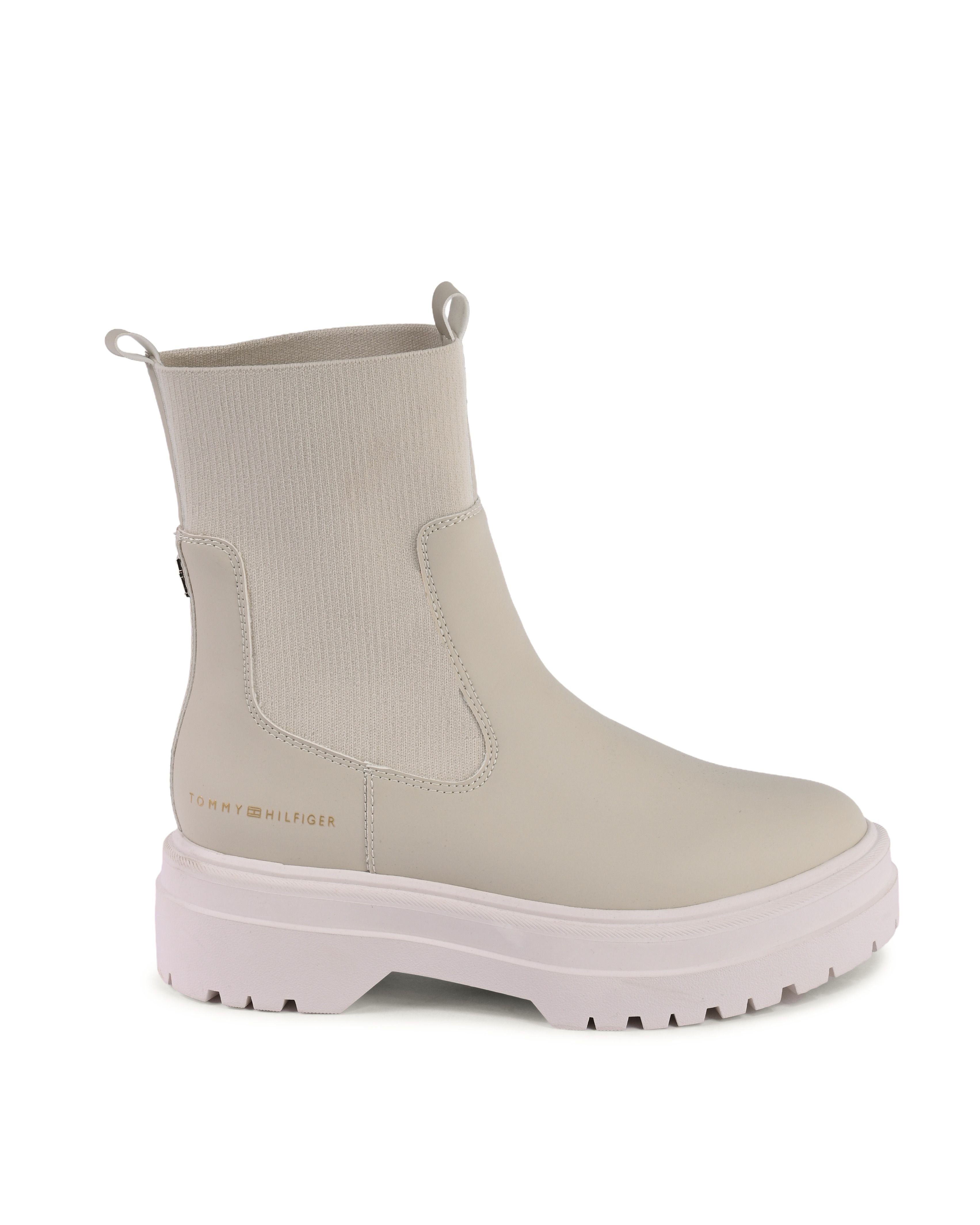 Botines Tommy Hilfiger para mujer en beige FW0FW07226ACI