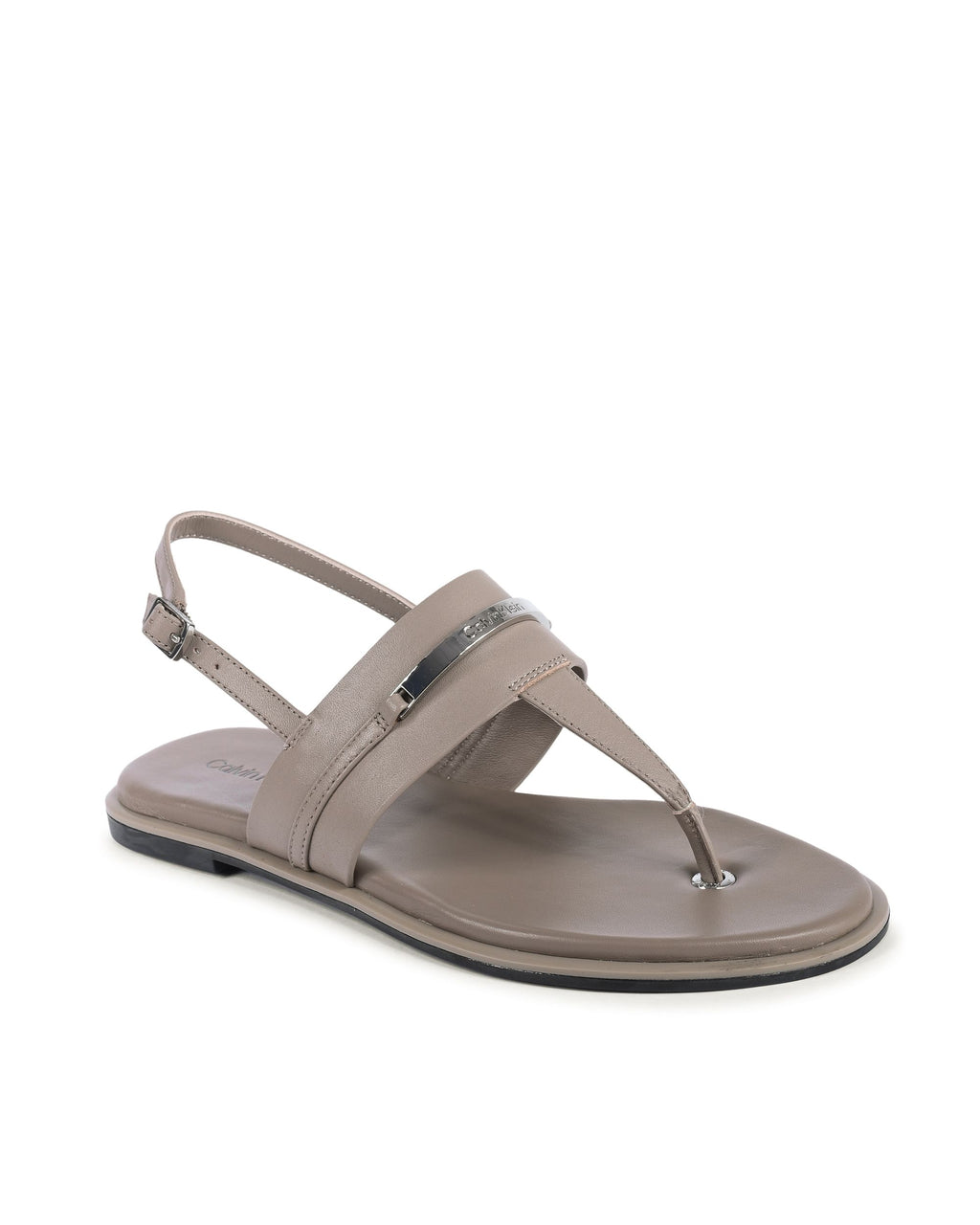 Sandalias Calvin Klein para mujer color caqui HW0HW020310I1