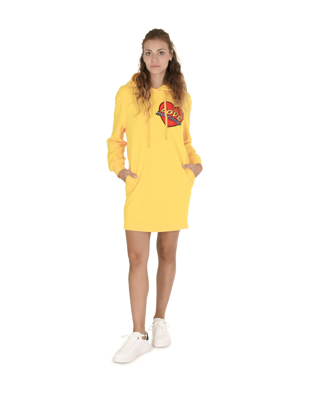 Vestido de mujer Love Moschino W 5 B24 80 M 4055 I60 AMARILLO