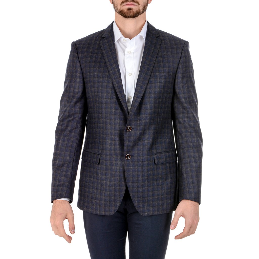Chaqueta Giancarlo Sarto para hombre, manga larga, azul oscuro