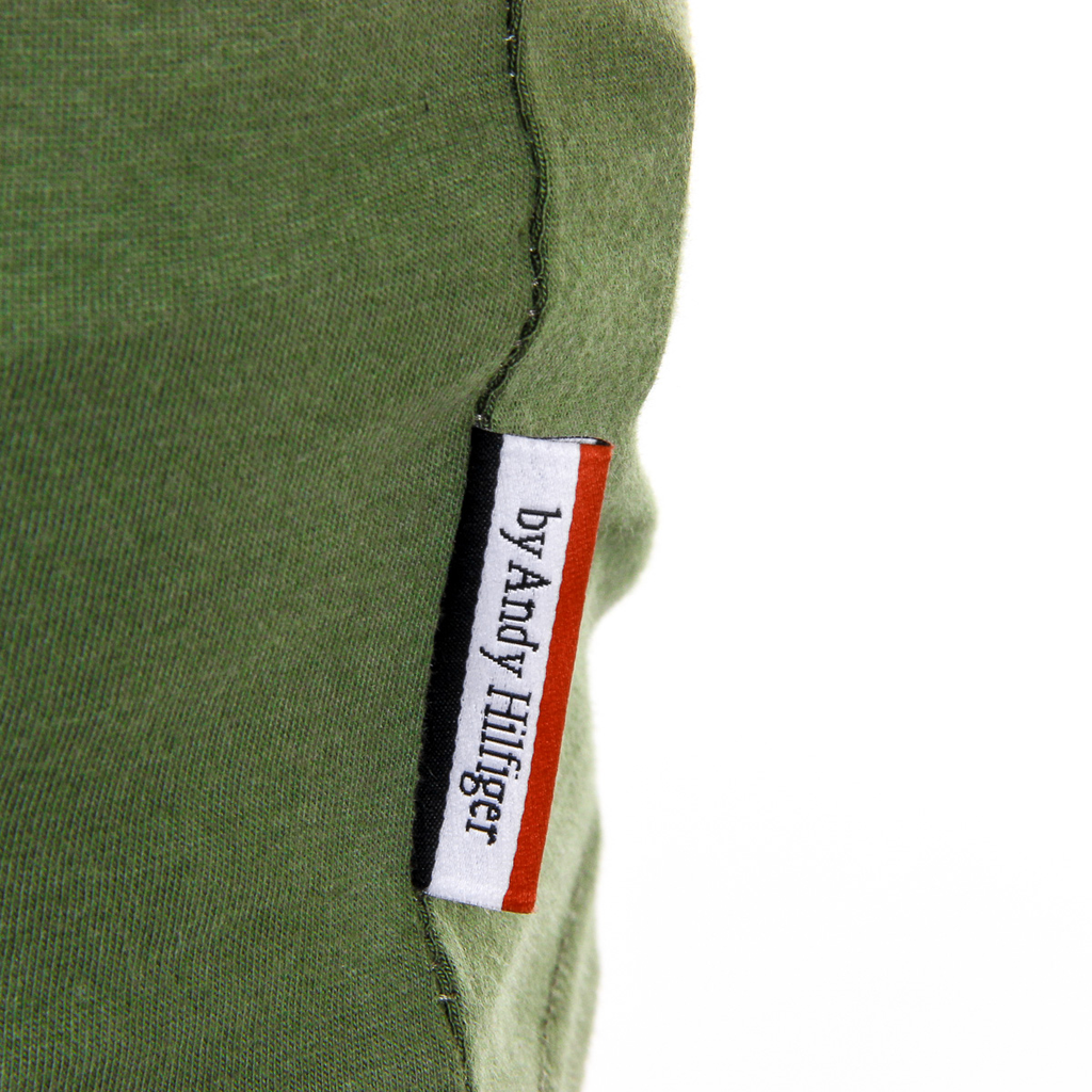 Camiseta Andrew Charles para hombre, manga corta, cuello redondo, verde, KEITA
