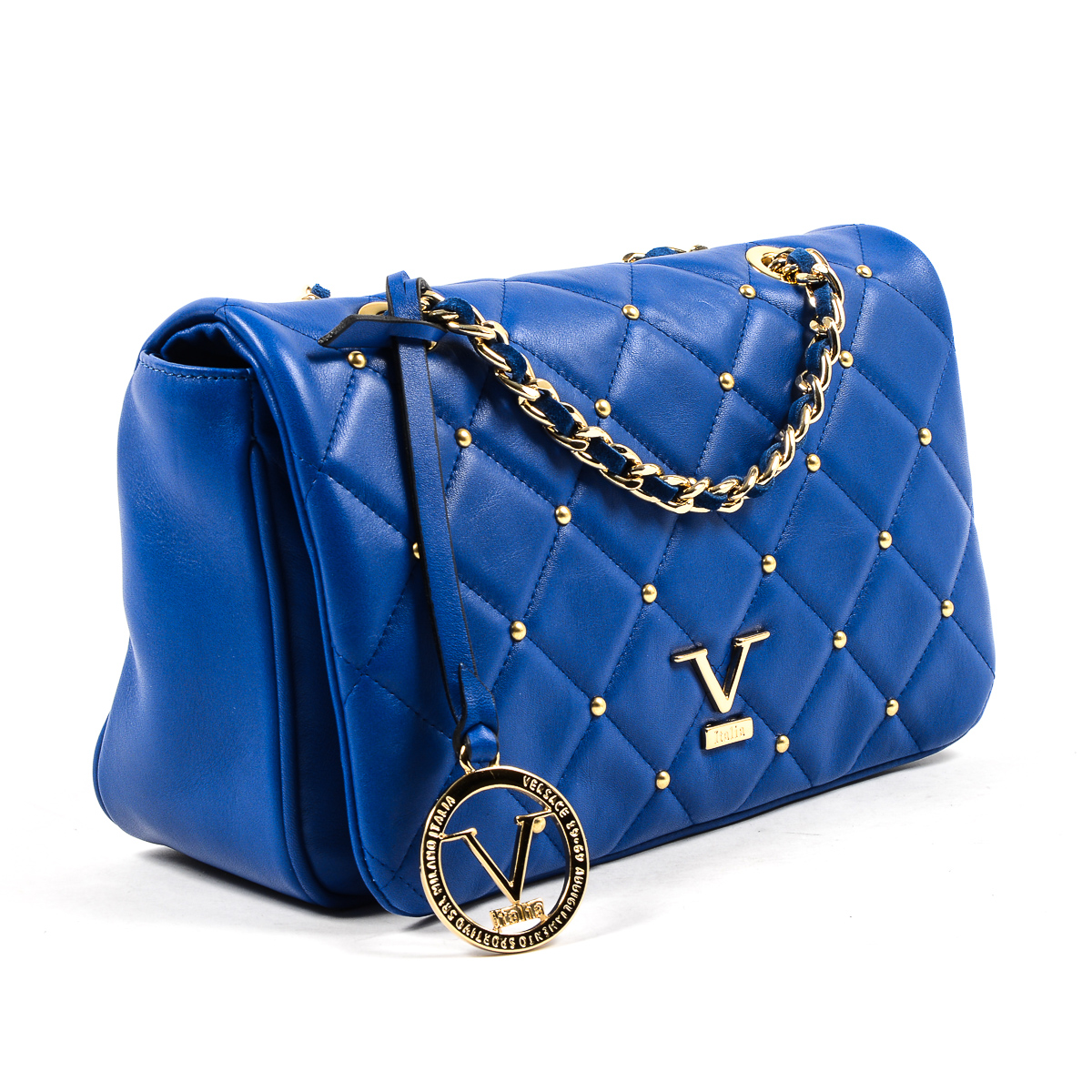V 1969 Italia Womens Handbag Blue MUMBAI