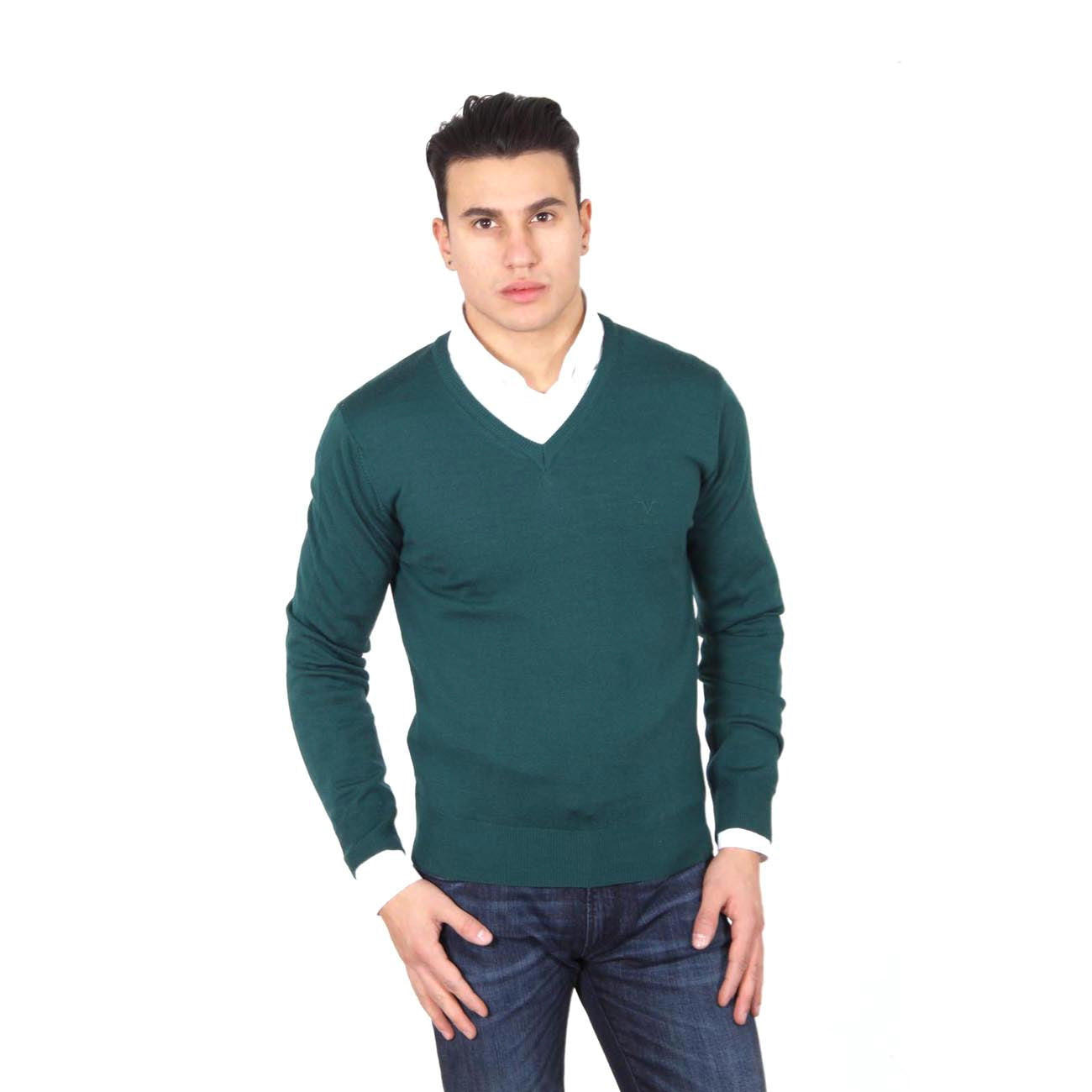 V 1969 Italia Jersey cuello pico hombre 9801 SCOLLO V VERDONE