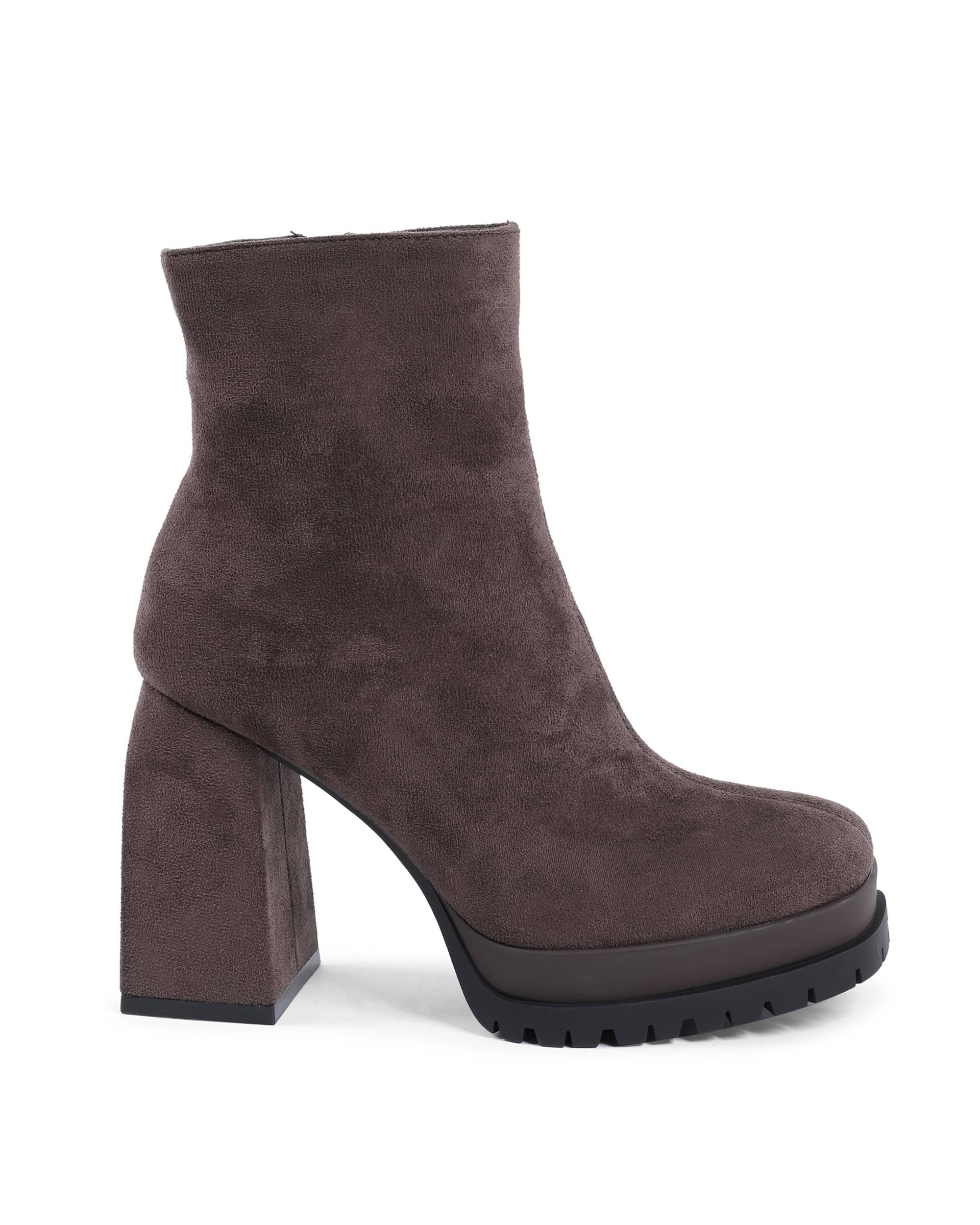 19V69 Italia Botines para mujer Marrón X712 MARRONE