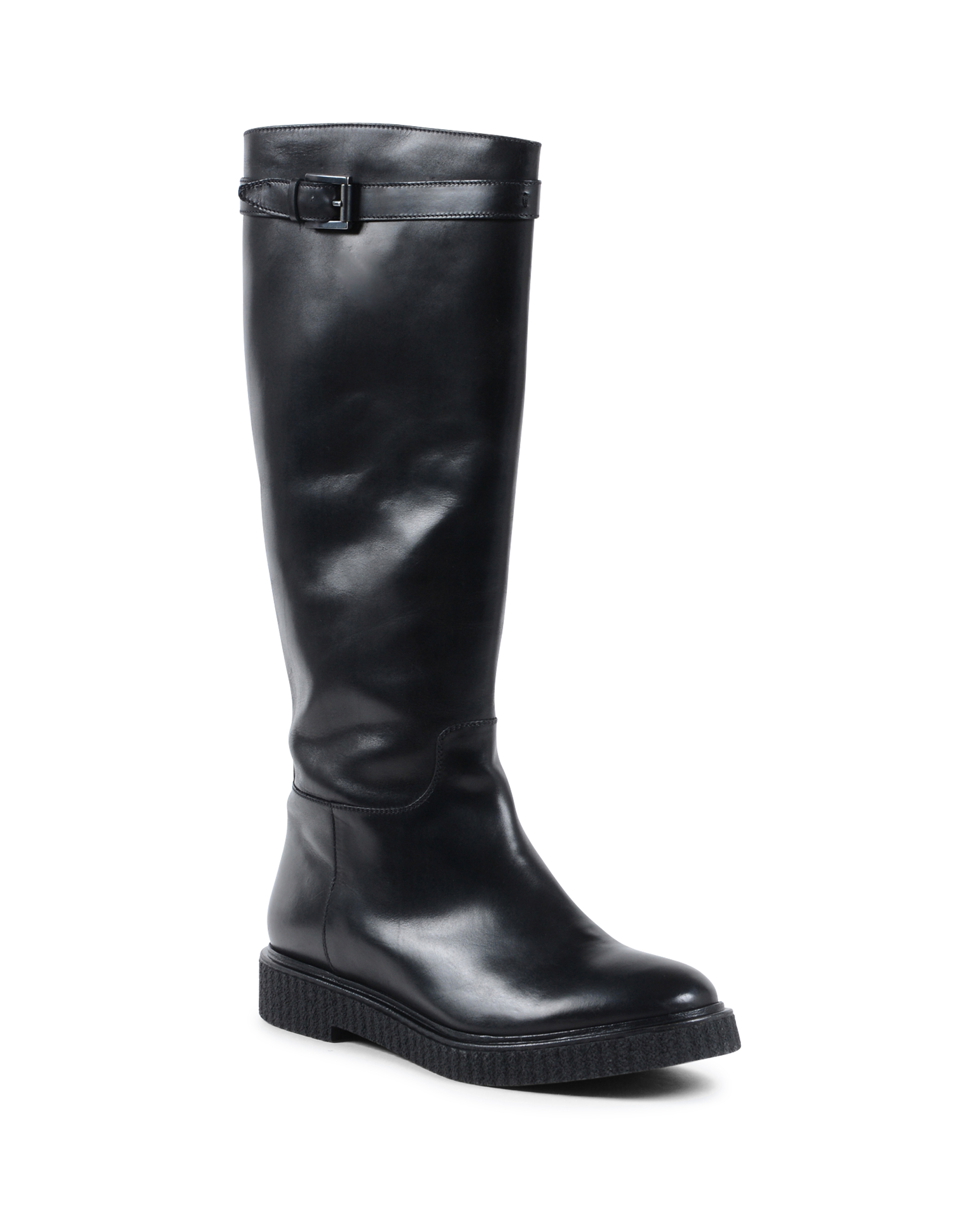 Fratelli Rossetti Womens High Boot Black 75396 VELVETY NERO