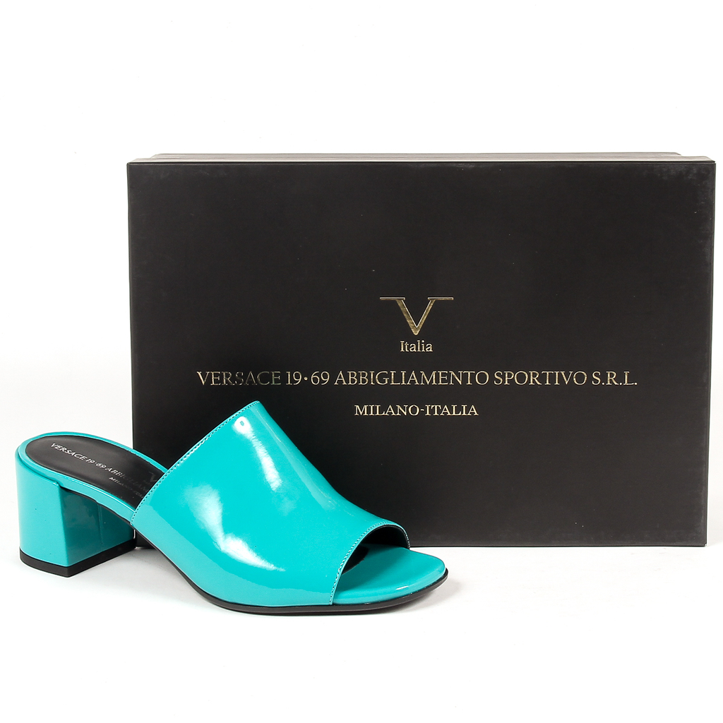 Sandalia V 1969 Italia para mujer azul claro FLORENCIA