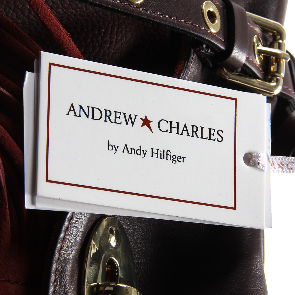 Bolso de mano para mujer Andrew Charles Burdeos LUCY