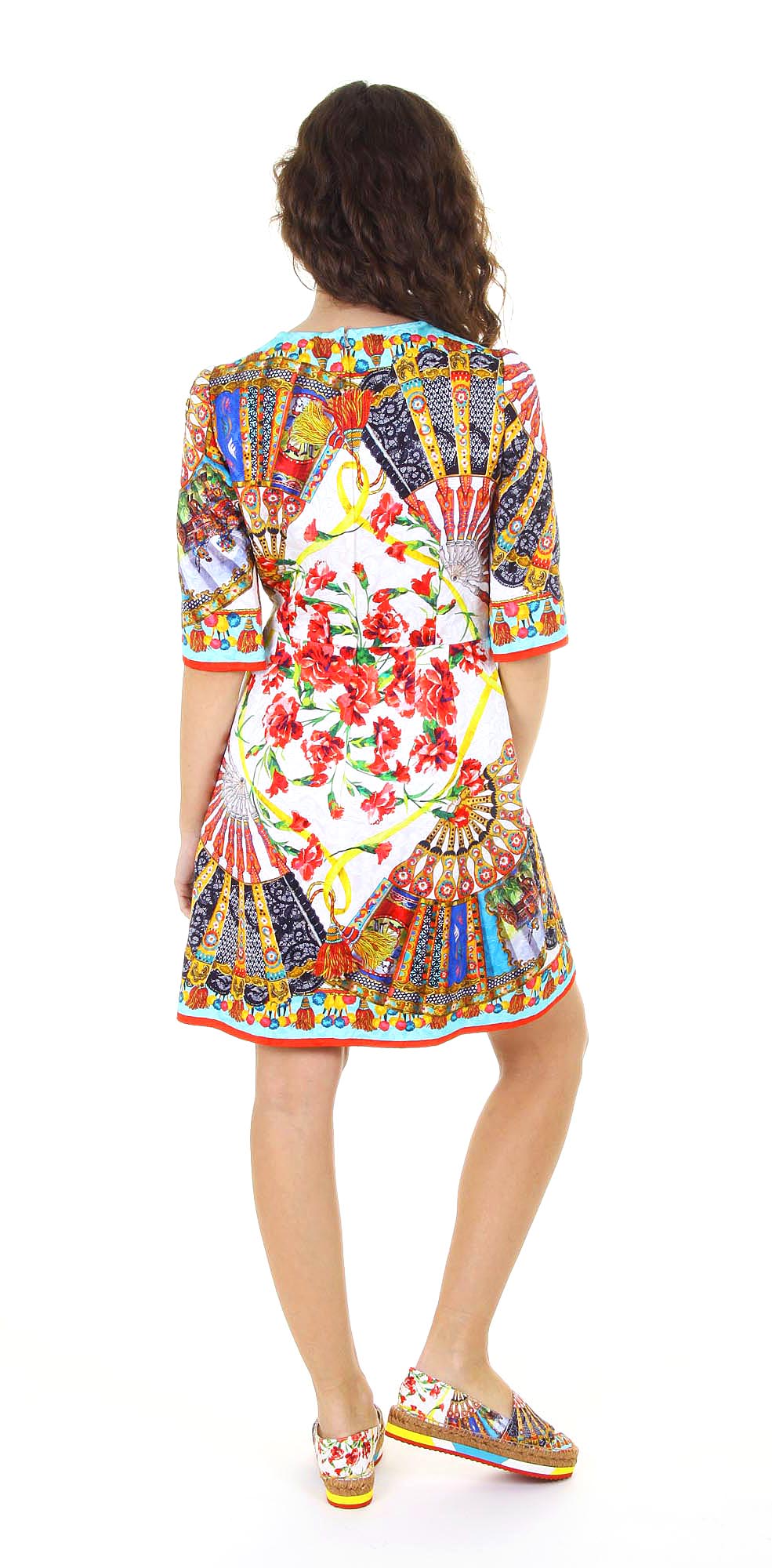 Dolce & Gabbana Carretto Siciliano vestido de mujer F6OS8T FPMQL X0800