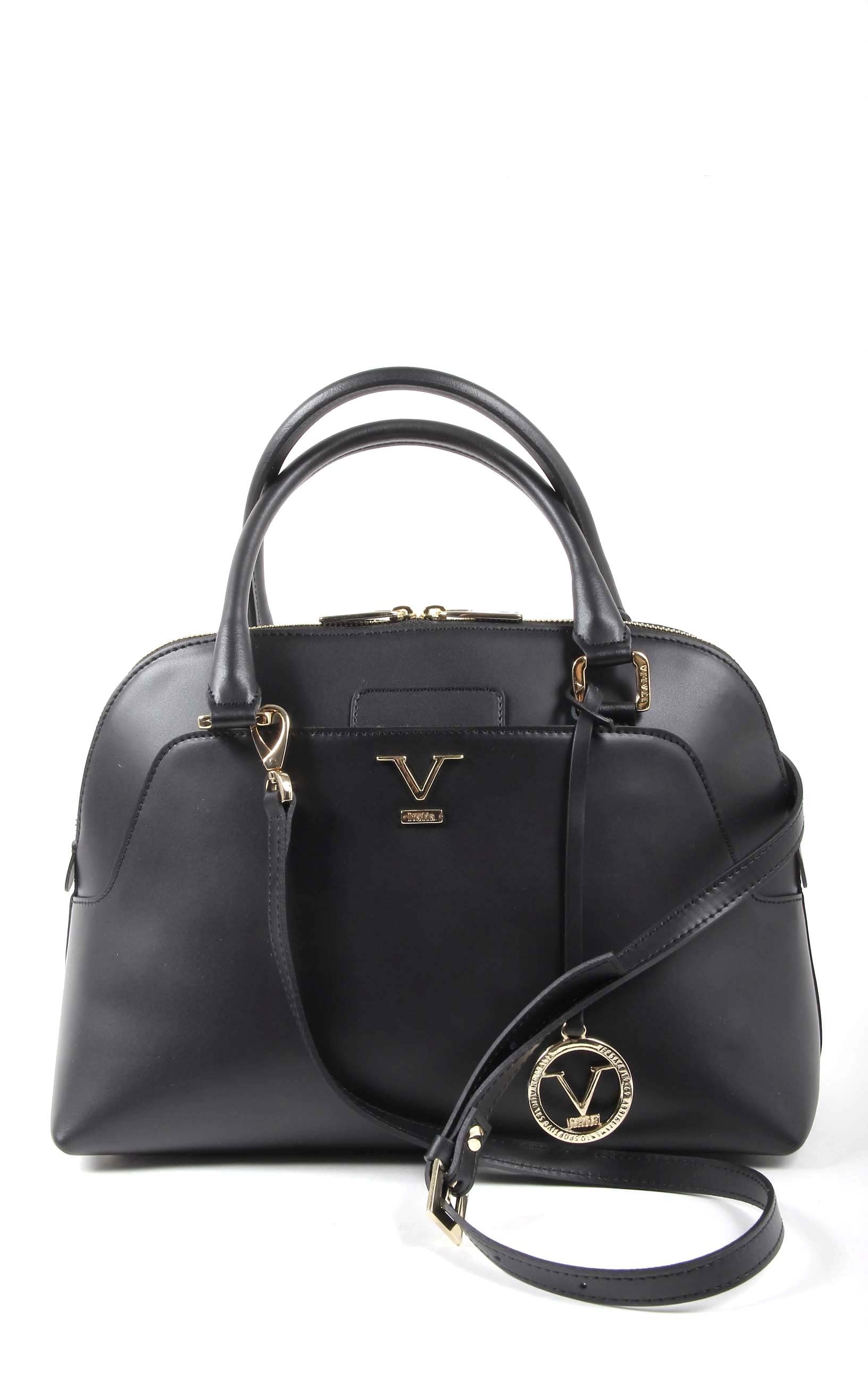 Bolso de Mujer V 1969 Italia C151-52 RUGA NERO