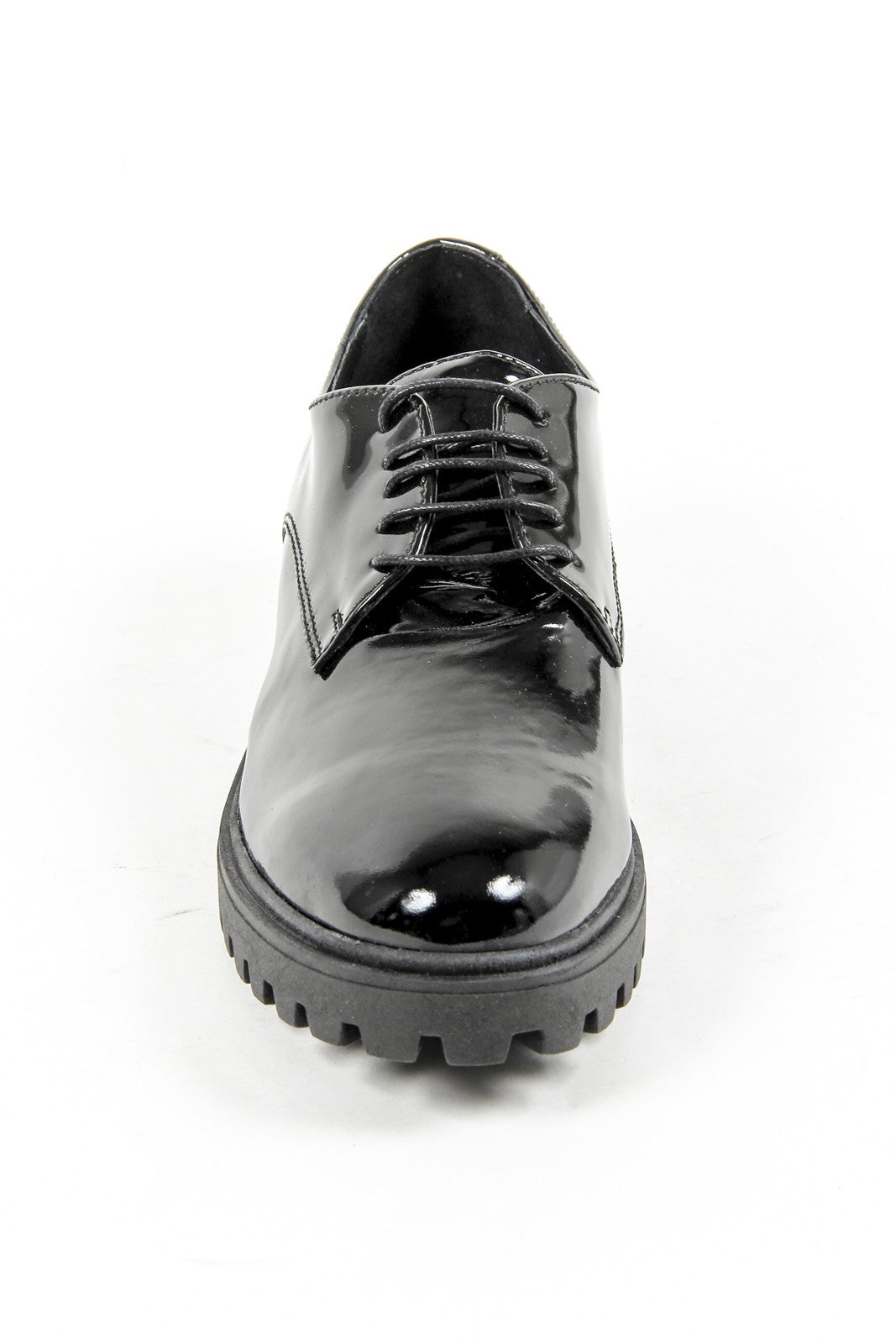 Zapatos con cordones para mujer V 1969 Italia C01 VERNICE NERO